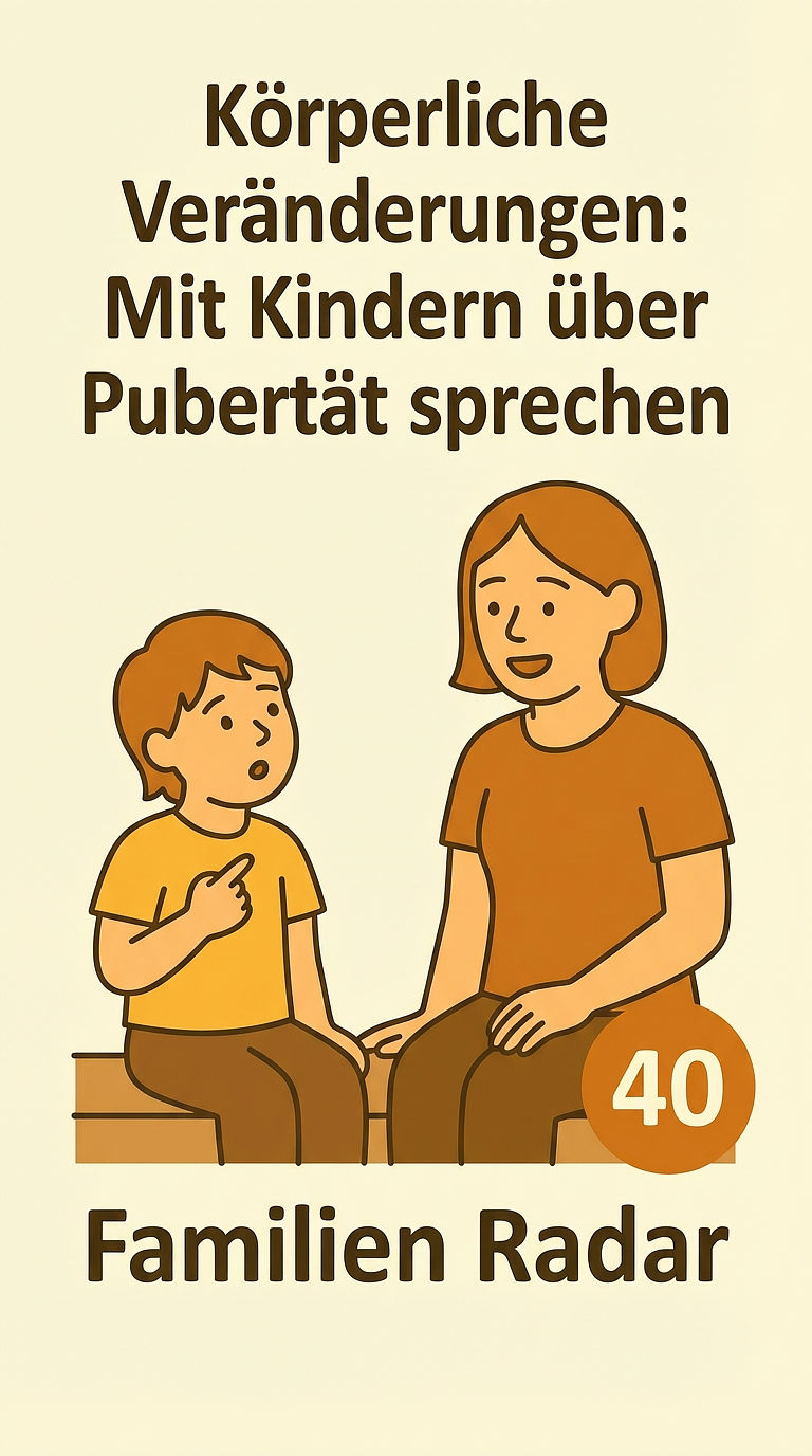 Körperliche Veränderungen: Mit Kindern über Pubertät sprechen