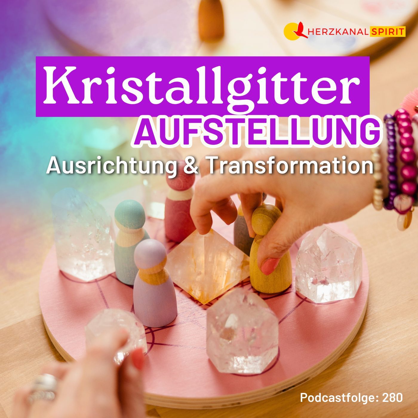 Kristallgitter-Aufstellungen – Eine besondere Methode für Klarheit und Transformation