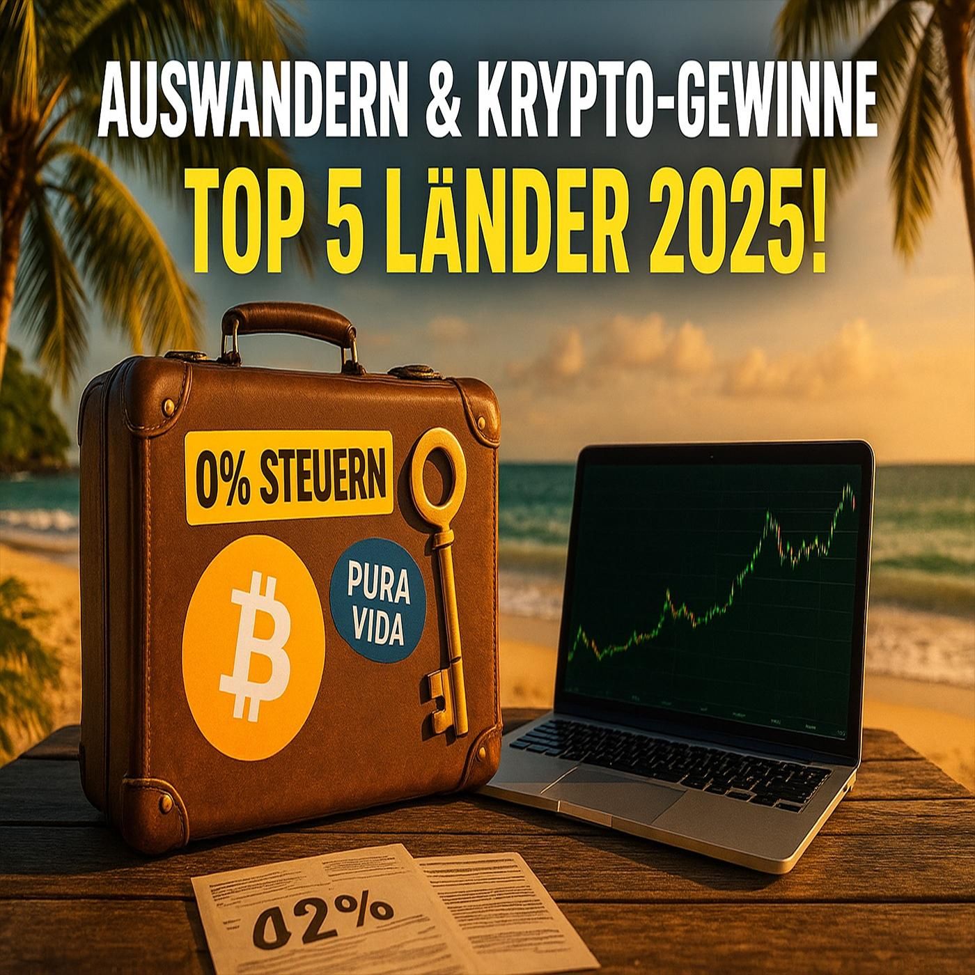 Krypto Steuerfrei Auswandern 2025: Die Top 5 Steuerparadiese für Trader