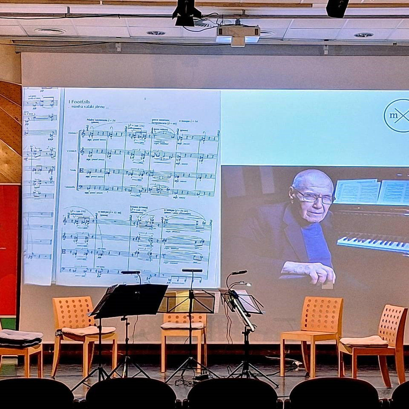 Kurtág és Medgyaszay találkozása a Collegium Hungaricumban