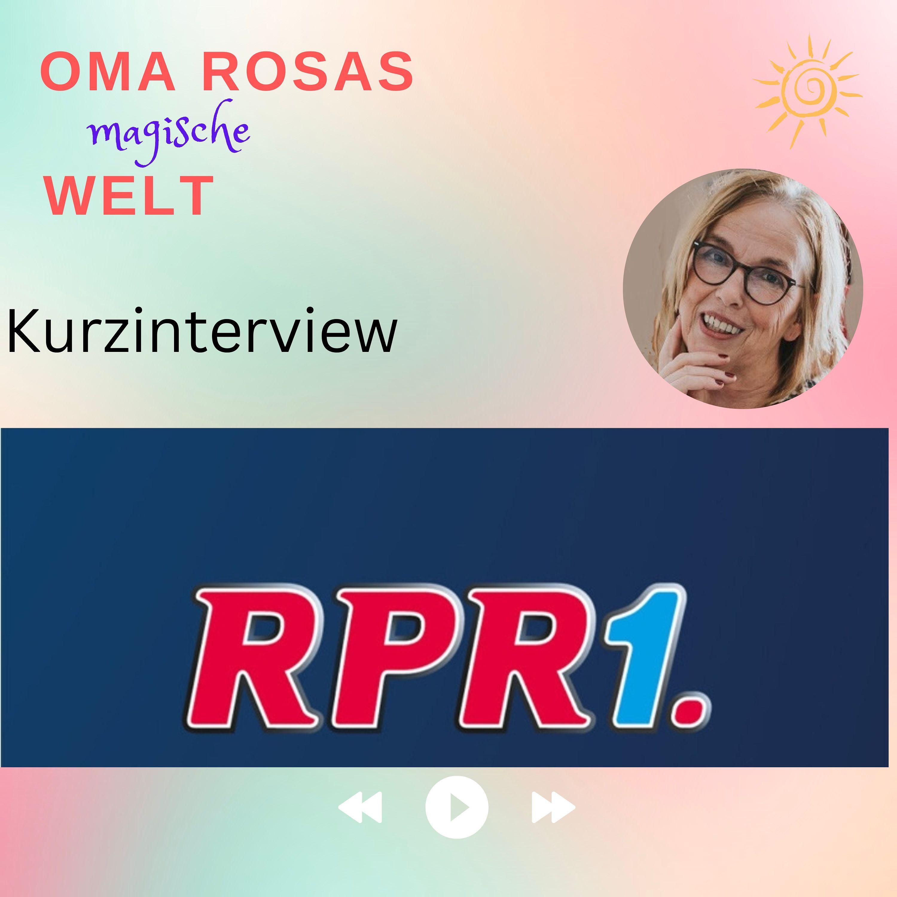 Kurzinterview bei RPR 1