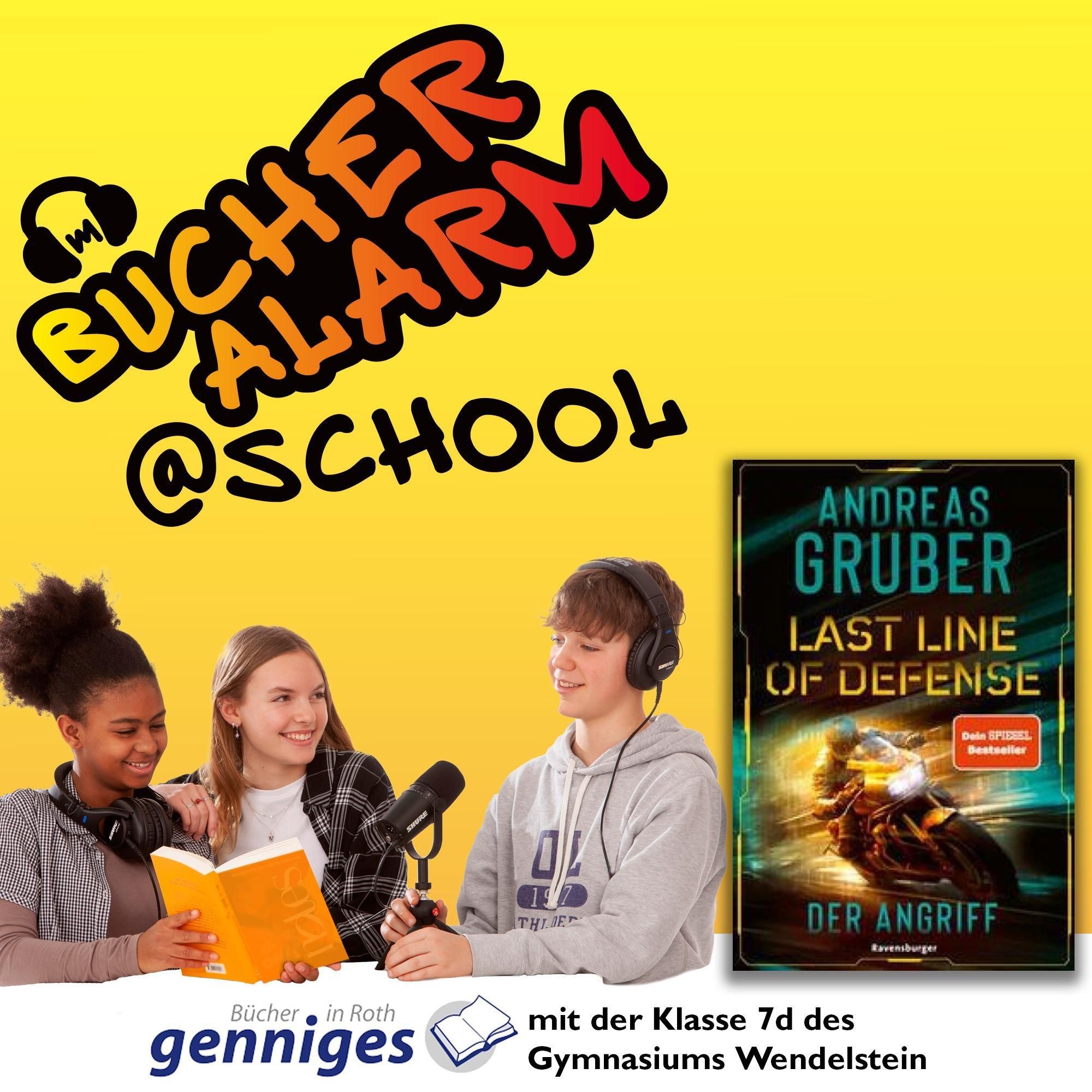 "Last Line of Defense“ aus dem Gymnasium Wendelstein, präsentiert von der Buchhandlung Genniges
