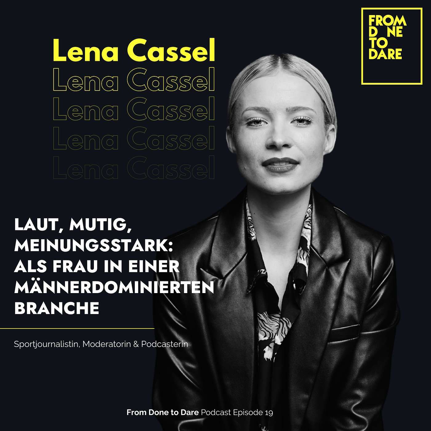 Laut, mutig, meinungsstark: Als Frau in einer männerdominierten Branche | Lena Cassel