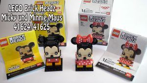 LEGO Micky Maus und Minnie Maus (BrickHeadz Sets 41624 und 41625)