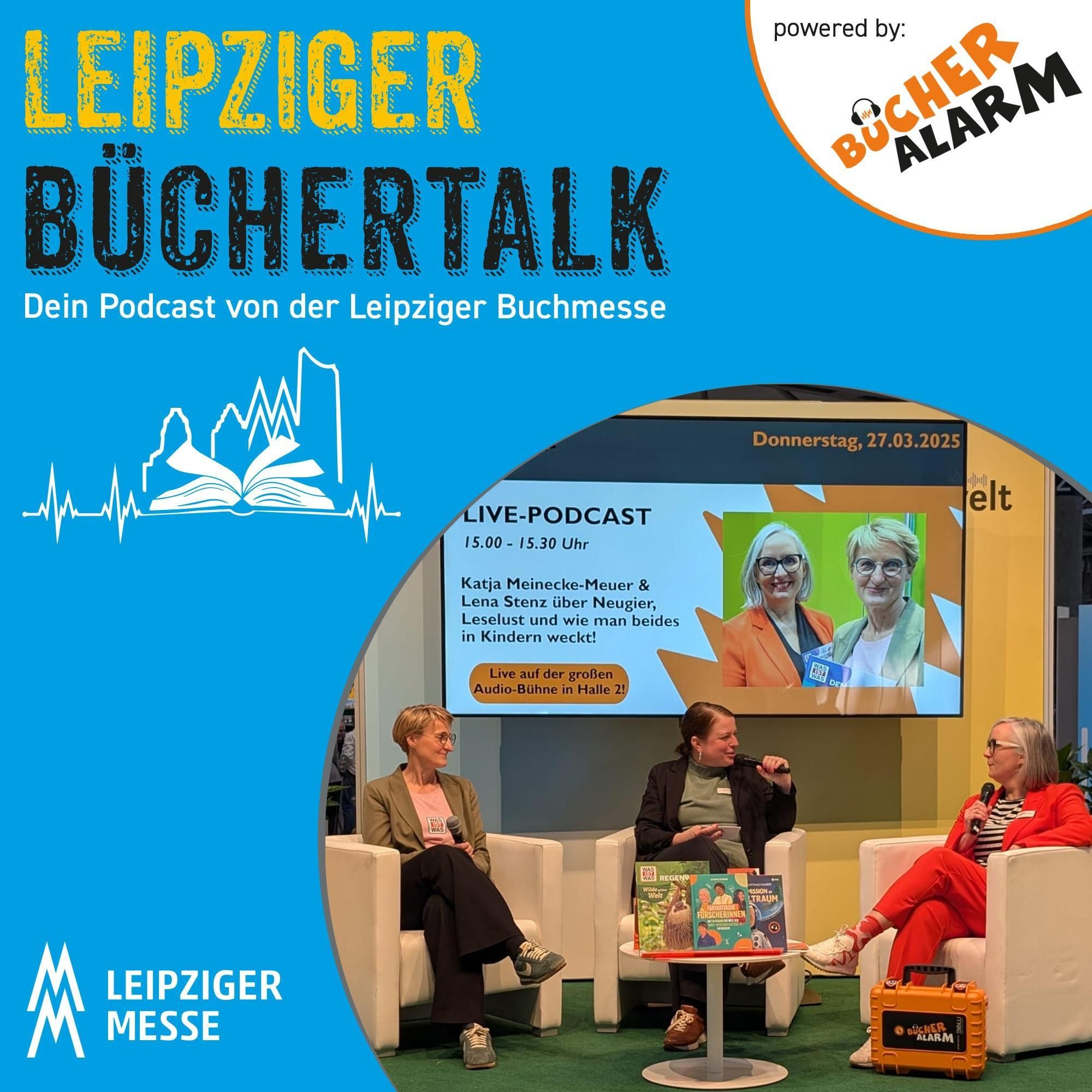 Leipziger Talk mit Lena Stenz, Katja Meinecke-Meurer und Janine Wölfel (Tessloff)