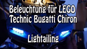 Licht für den LEGO Technic Bugatti Chiron (Set 42083) von Lightailing