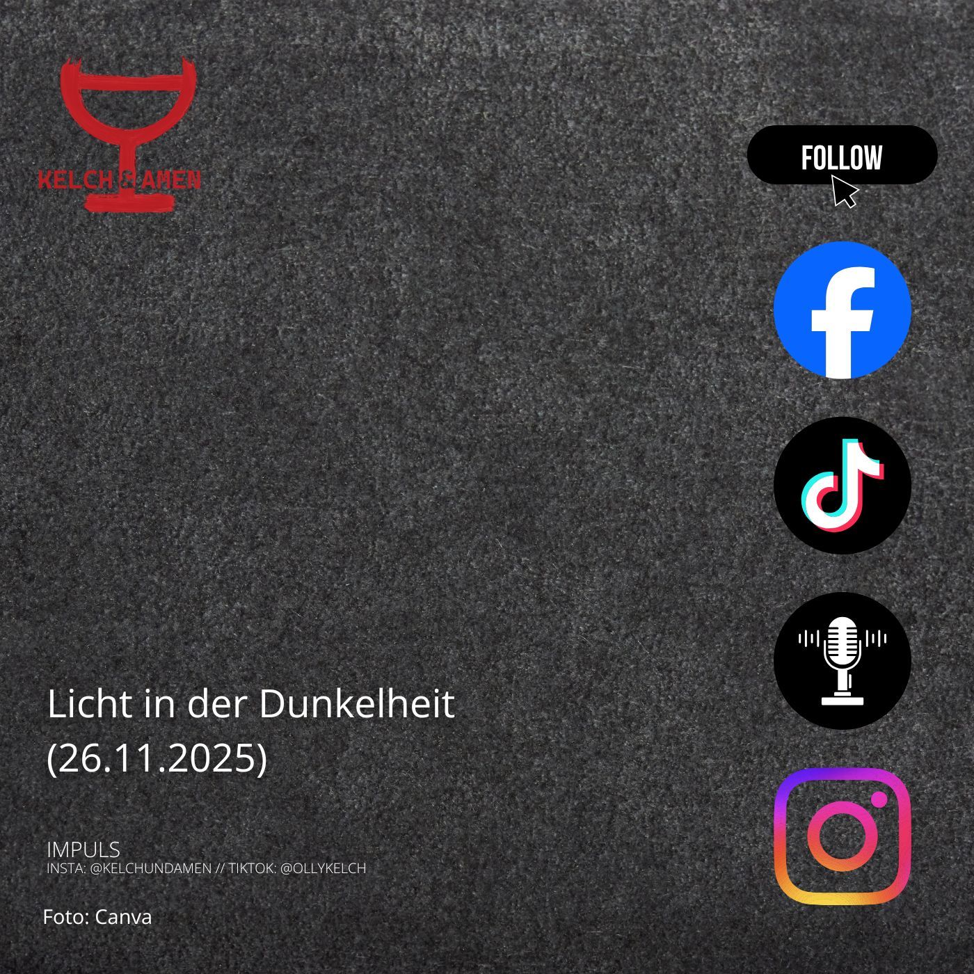 Licht in der Dunkelheit (26.11.2025)