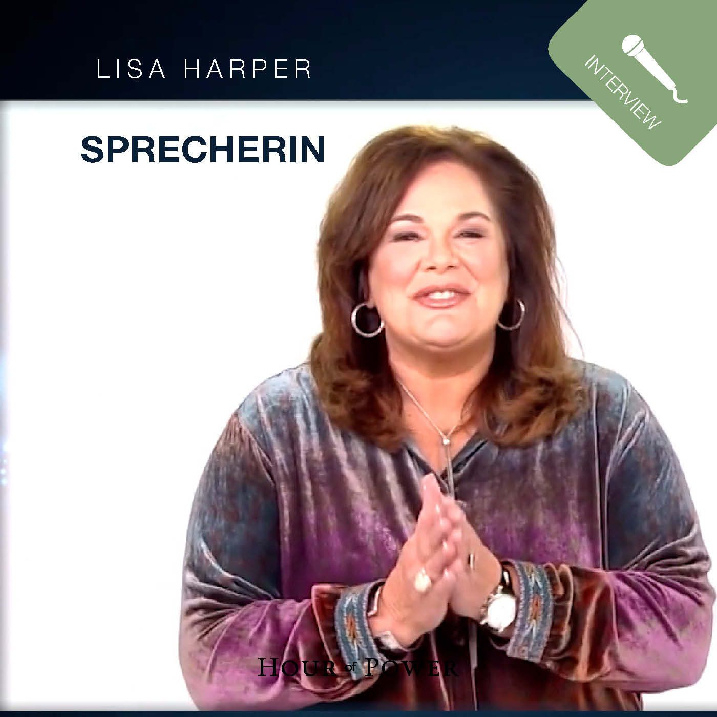 Lisa Harper (Sprecherin) im Gespräch mit Bobby Schuller
