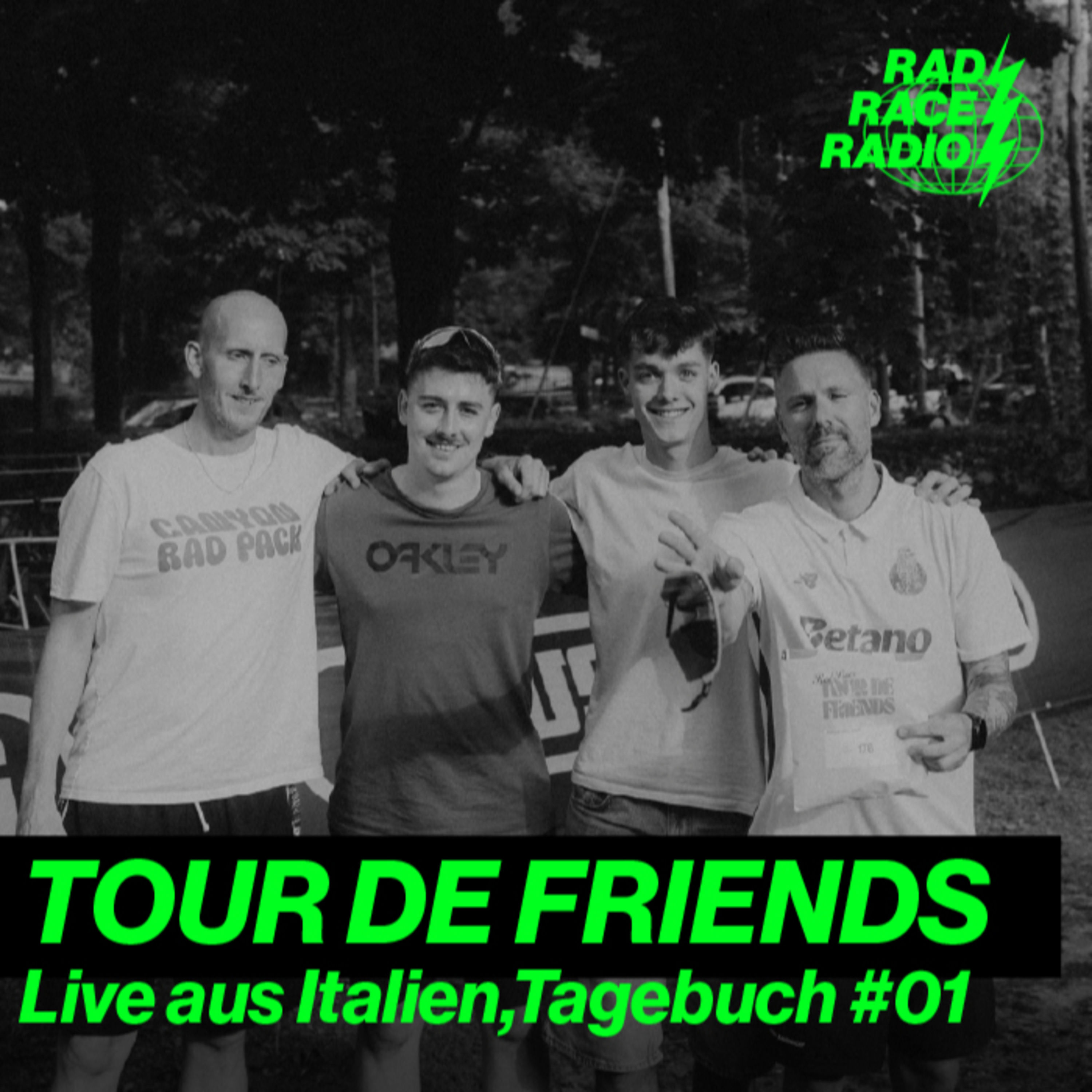 Live aus Italien * RAD RACE RADIO TOUR de Friends Tagebuch #1
