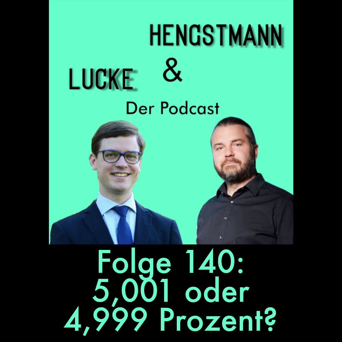 Lucke & Hengstmann, Folge 140: 5,001 oder 4,999 Prozent? (20. Februar 2025)