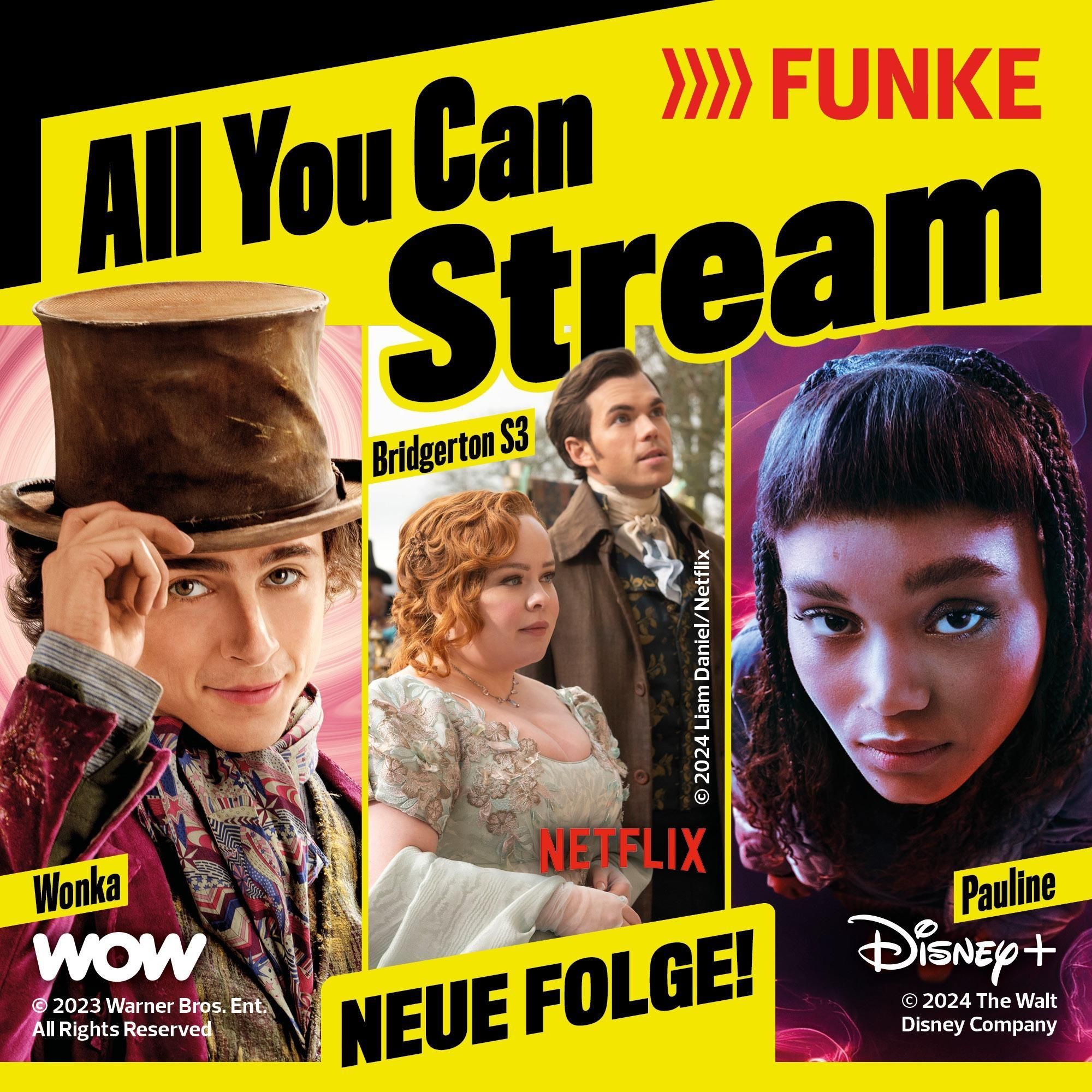 Mai 2024: Set-Visit "Bridgerton S3", "Pauline", "Wonka"