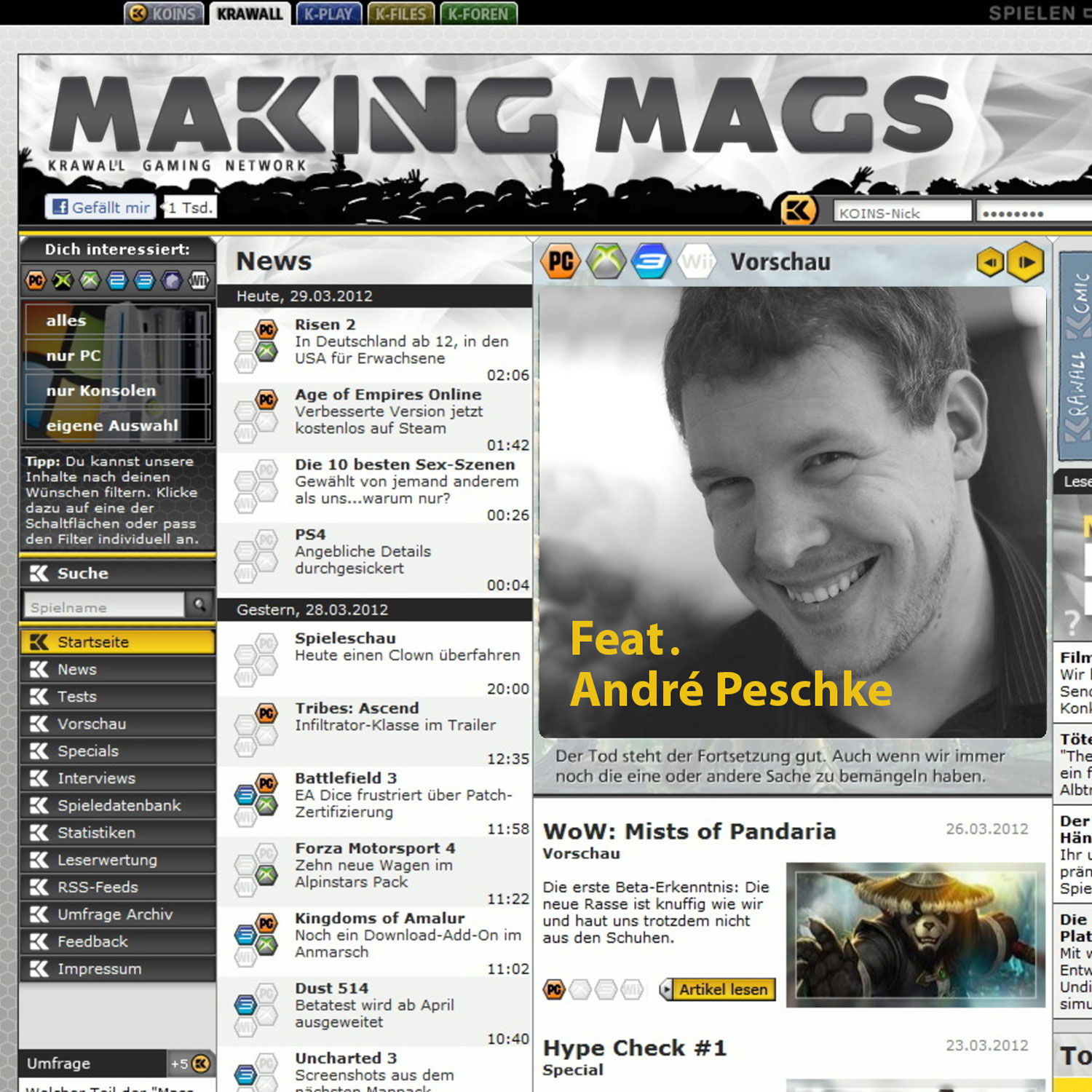 Making Mags #3: Krawall.de (feat. André Peschke) - WEIHNACHTSWOCHE