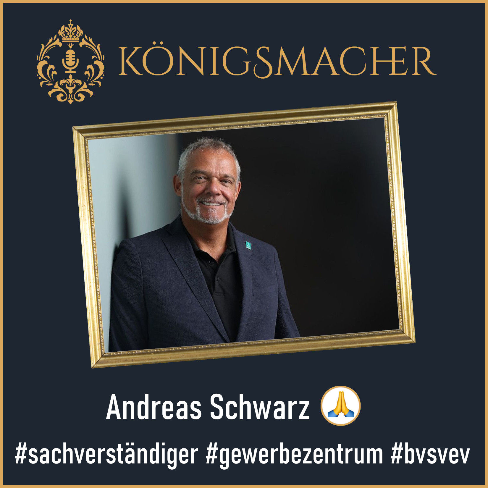 Makler, Sachverständiger für das Versicherungswesen, Präsident des BVSV e.V. und Gründer von Gewerbezentren