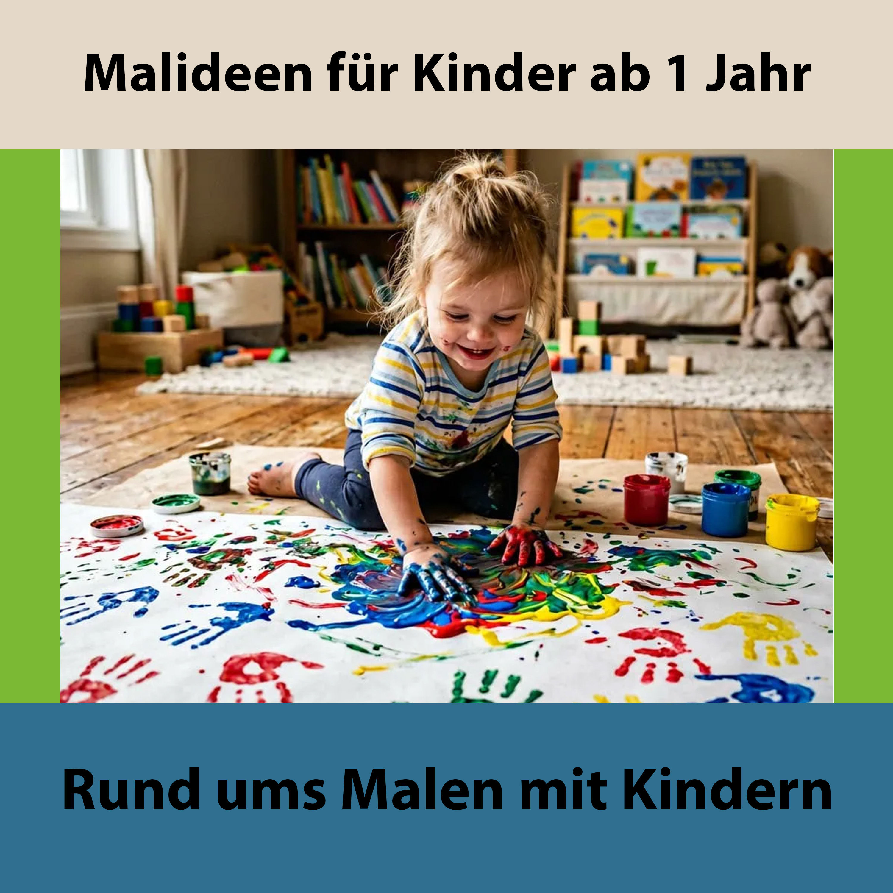 Malideen für Kinder ab 1 Jahr entdecken | Rund ums Malen mit Kindern