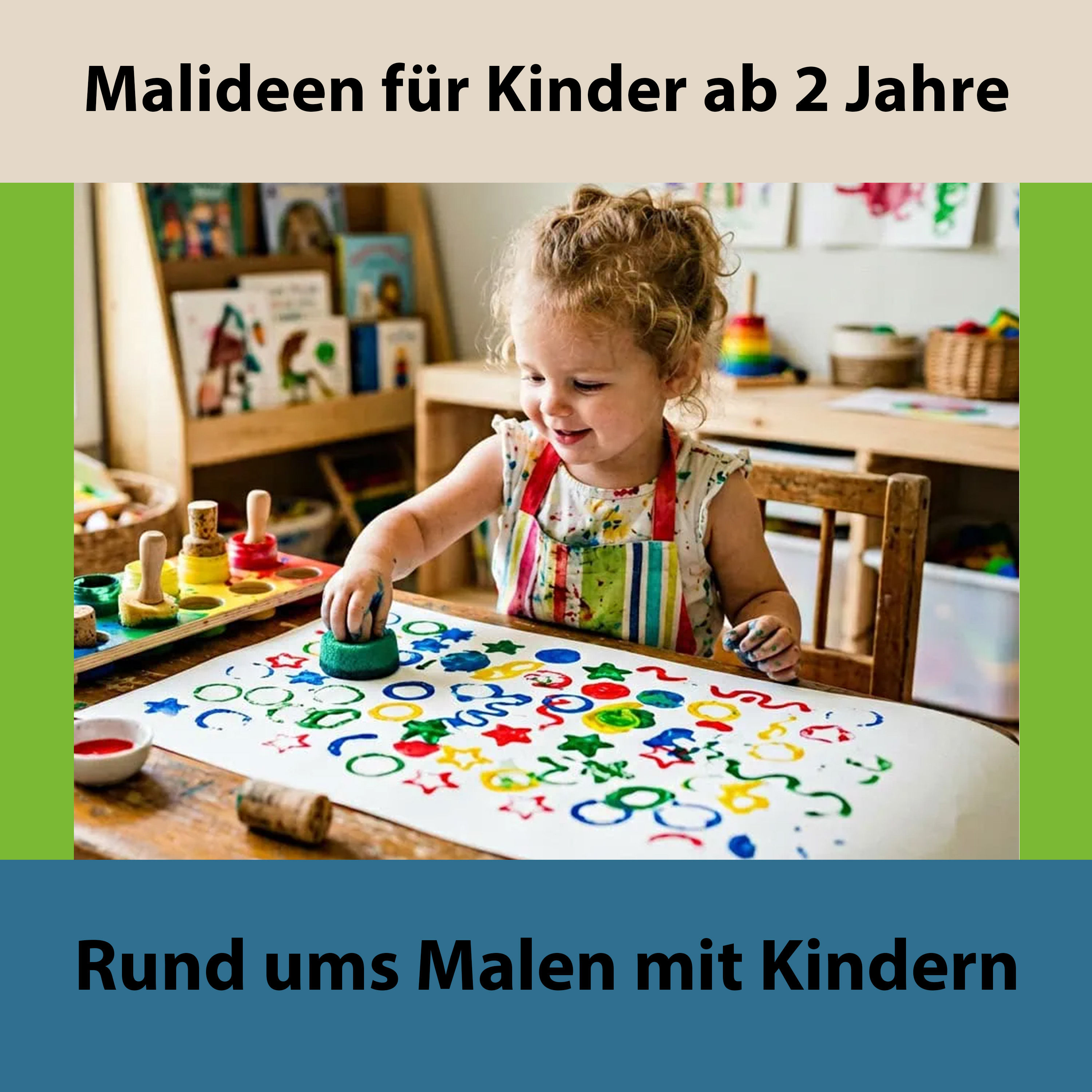Malideen für Kinder ab 2 Jahren – Einfache kreative Ideen | Rund ums Malen mit Kindern