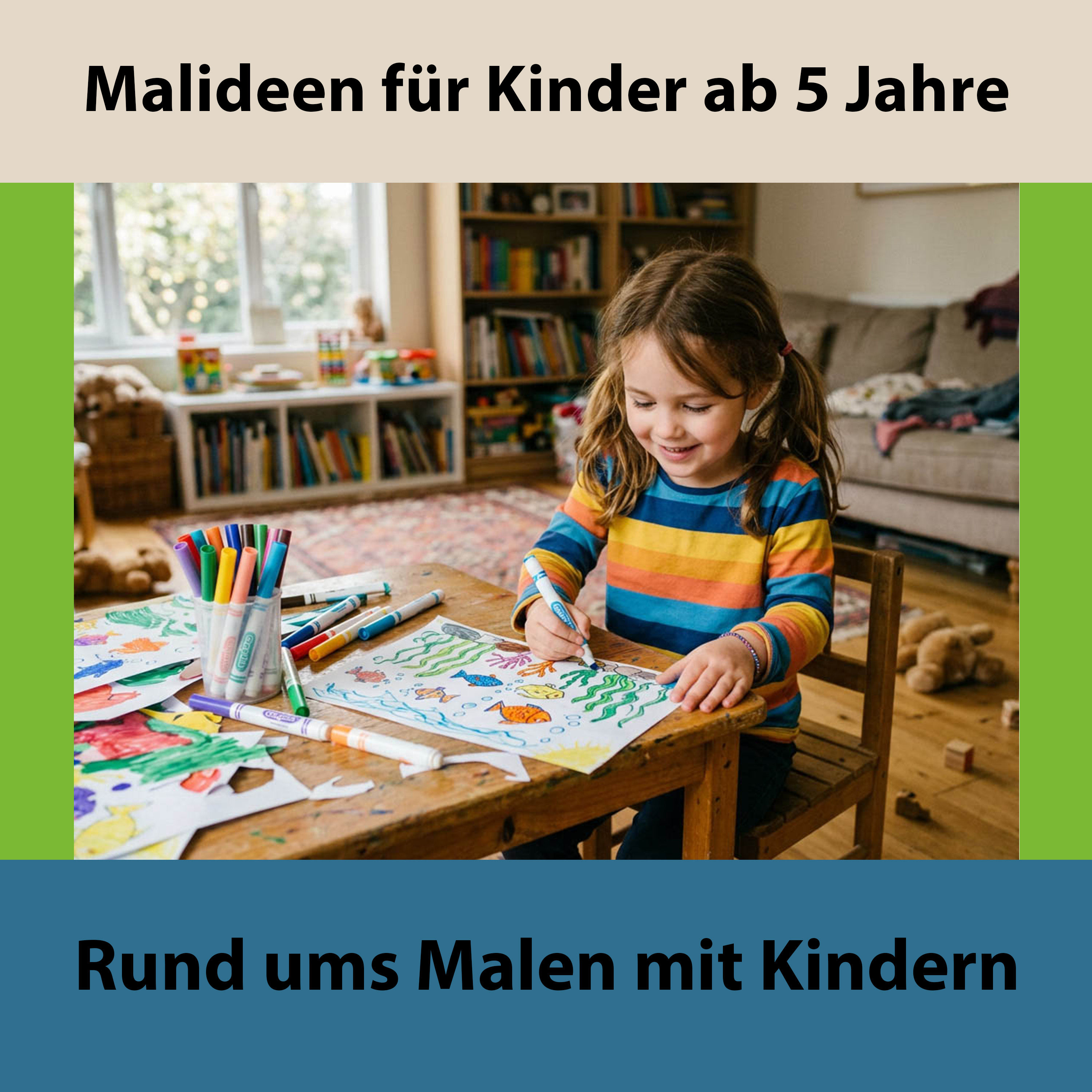 Malideen für Kinder ab 5 Jahren entdecken | Rund ums Malen mit Kindern