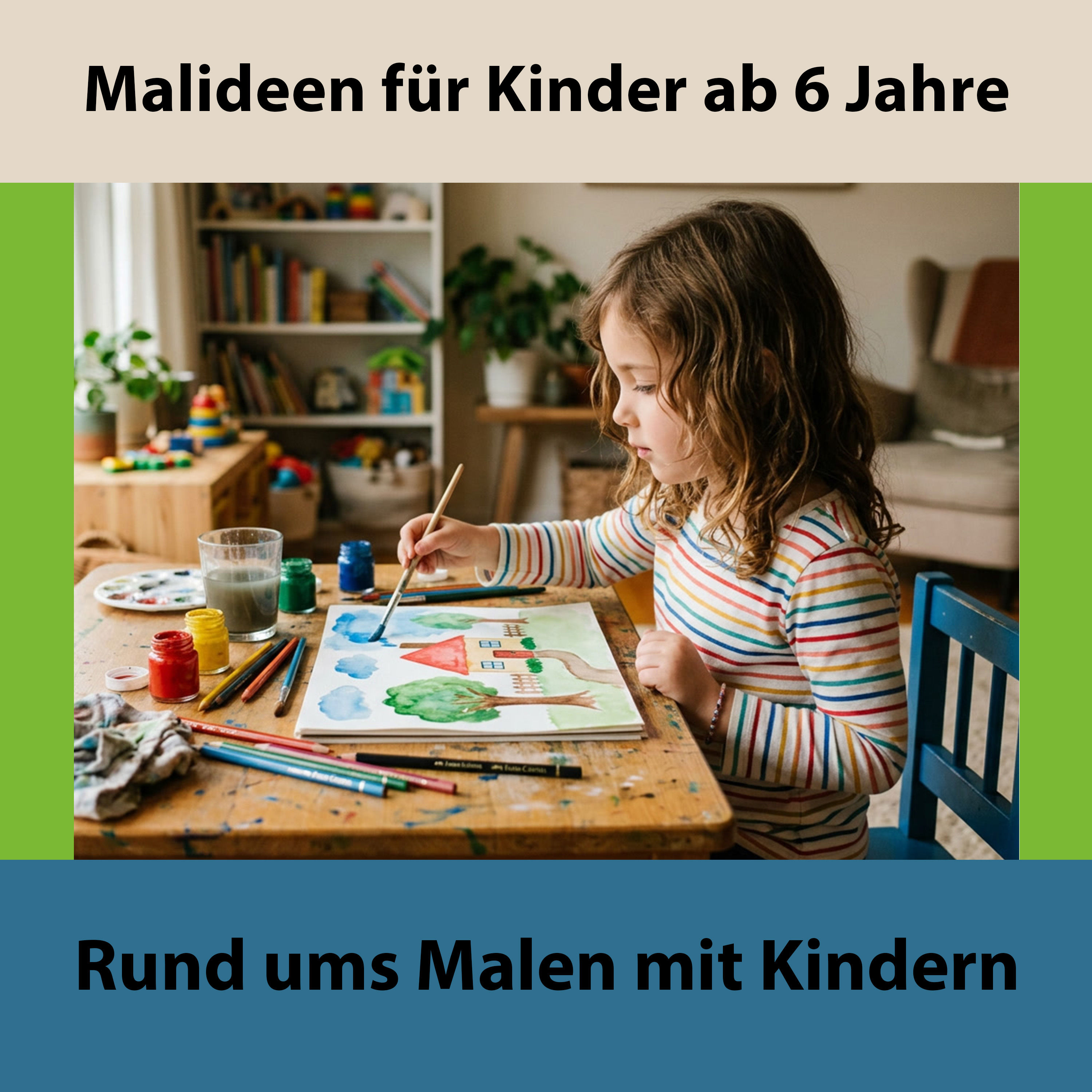 Malideen für Kinder ab 6 Jahre | Rund ums Malen mit Kindern