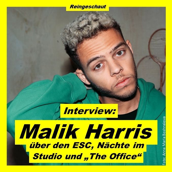 Malik Harris über den ESC, Nächte im Studio und "The Office" - Interview