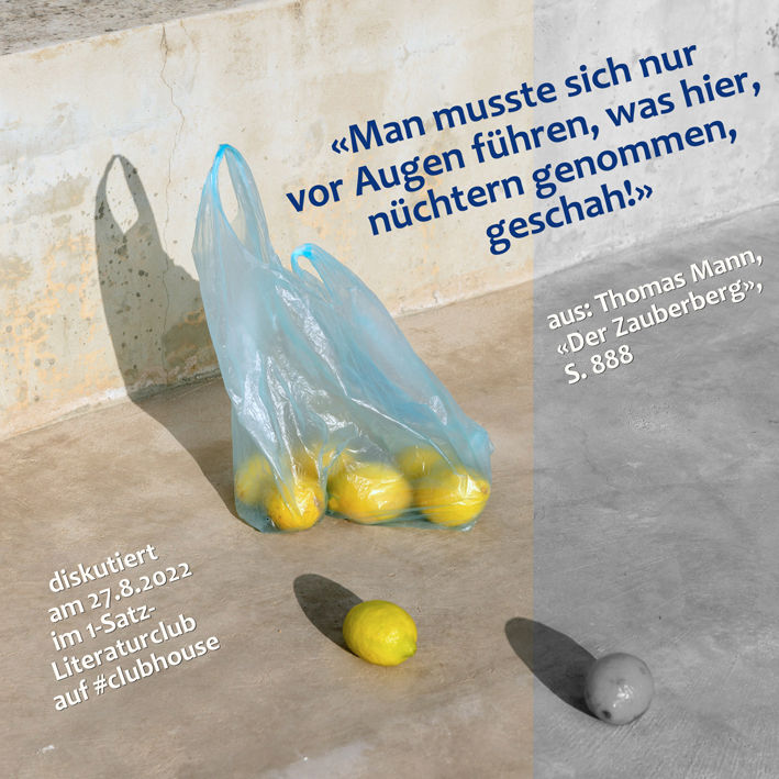 «Man musste sich nur vor Augen führen, was hier, nüchtern genommen, geschah!»