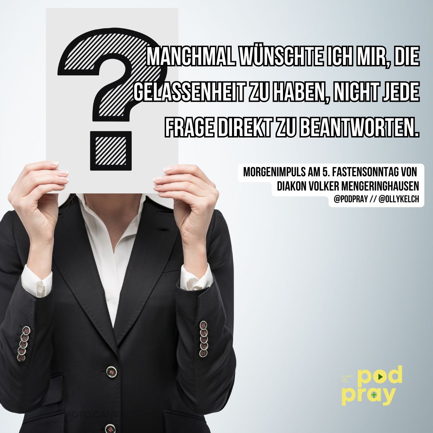 Manche Fragen sind schon gemein. Impuls am 5. Fastensonntag (6.4.2025)