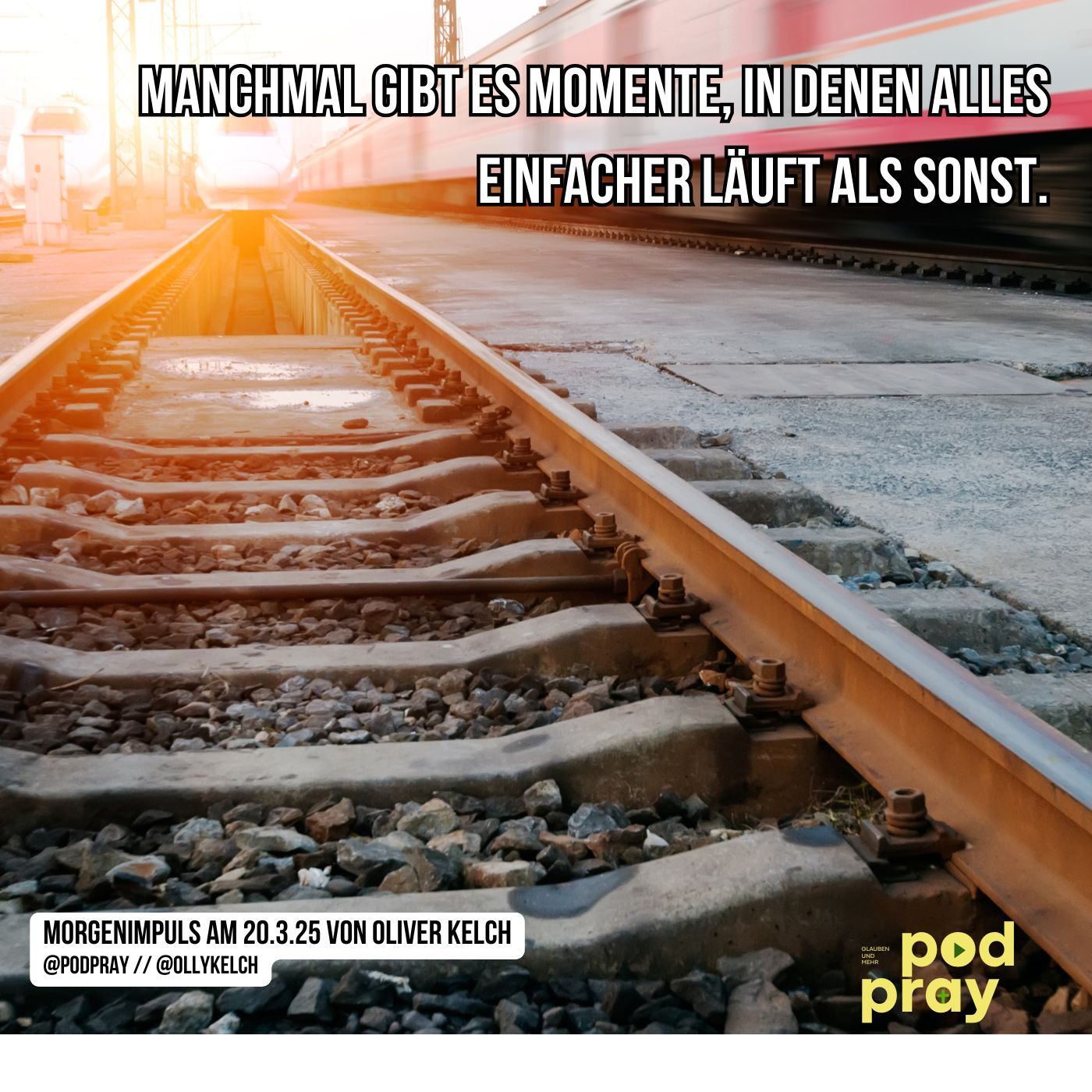 Manchmal gibt es Momente, in denen alles einfacher läuft als sonst. (20.3.2025)