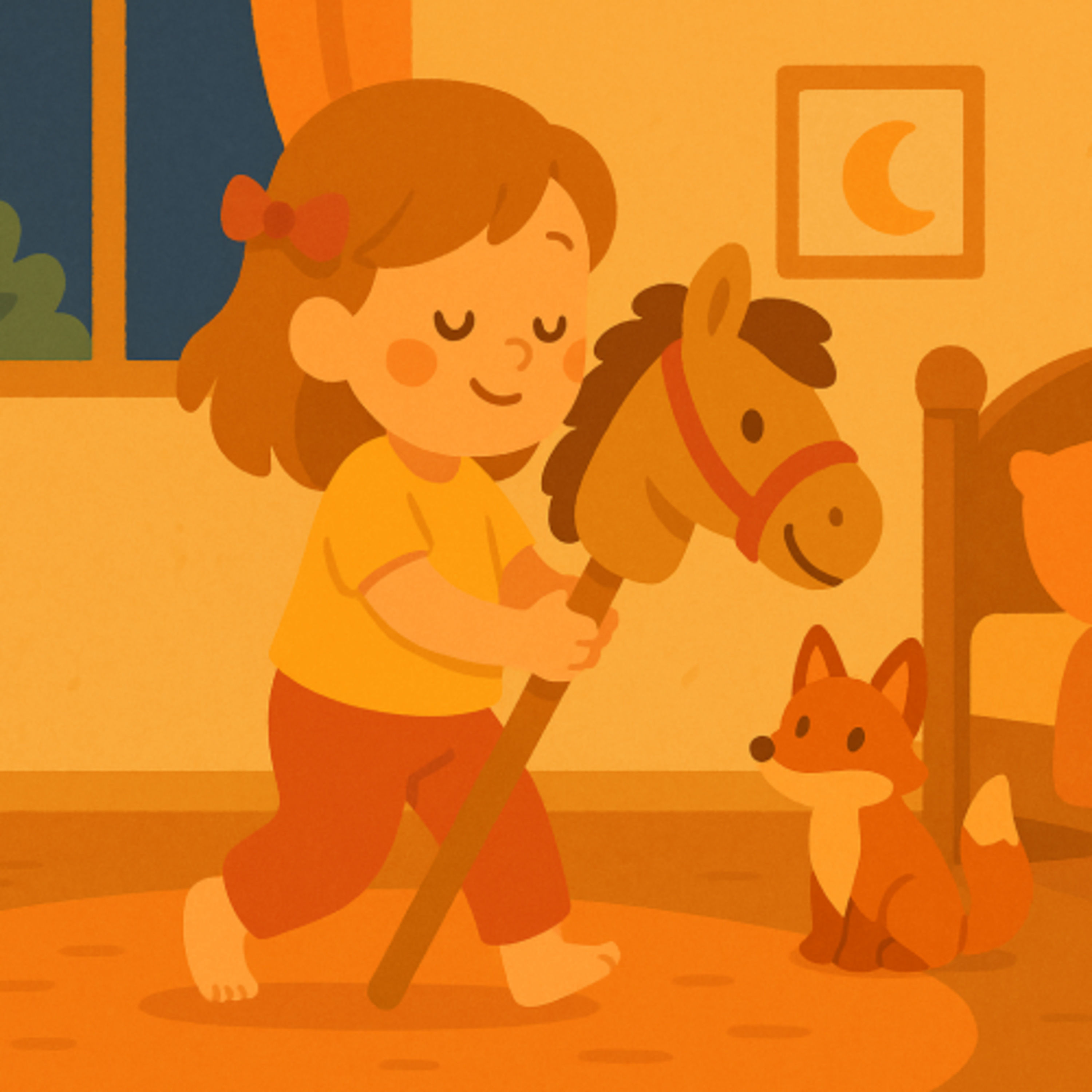 Manni das Steckenpferd findet sein Zuhause | „Gute Nacht“-Geschichte”