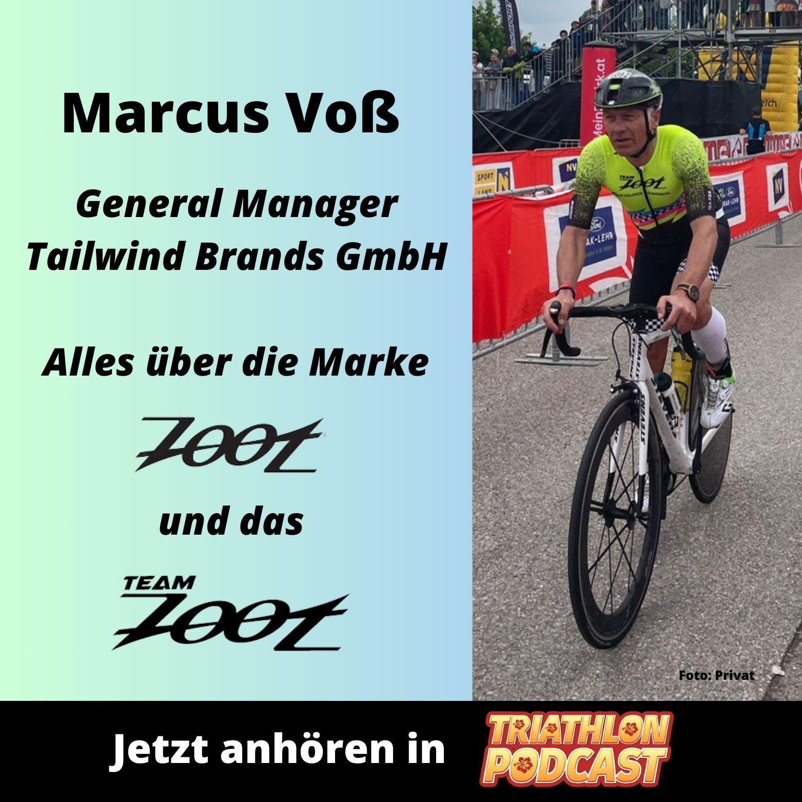 Marcus Voss - General Manager Tailwind Brands GmbH - Zoot Europe