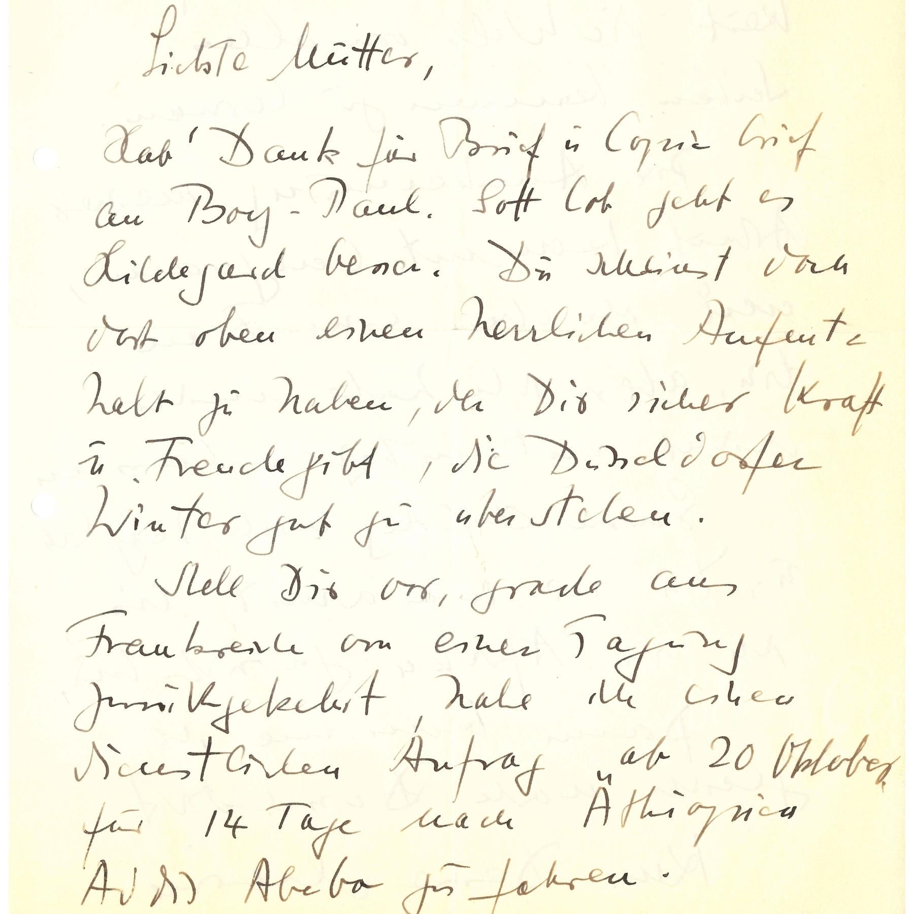 „Maria und Kathinka“. Briefwechsel. Hörspiel von Maren Richter