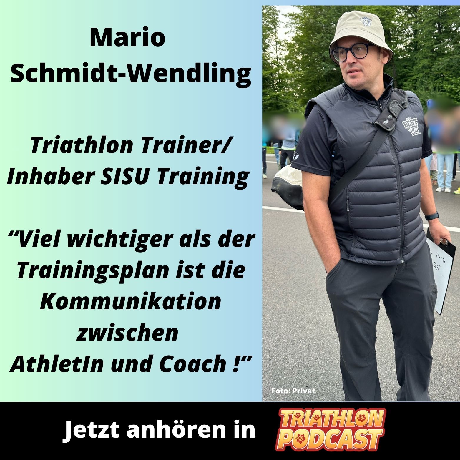Mario Schmidt-Wendling - Triathlon Trainer und Inhaber von Sisu Training