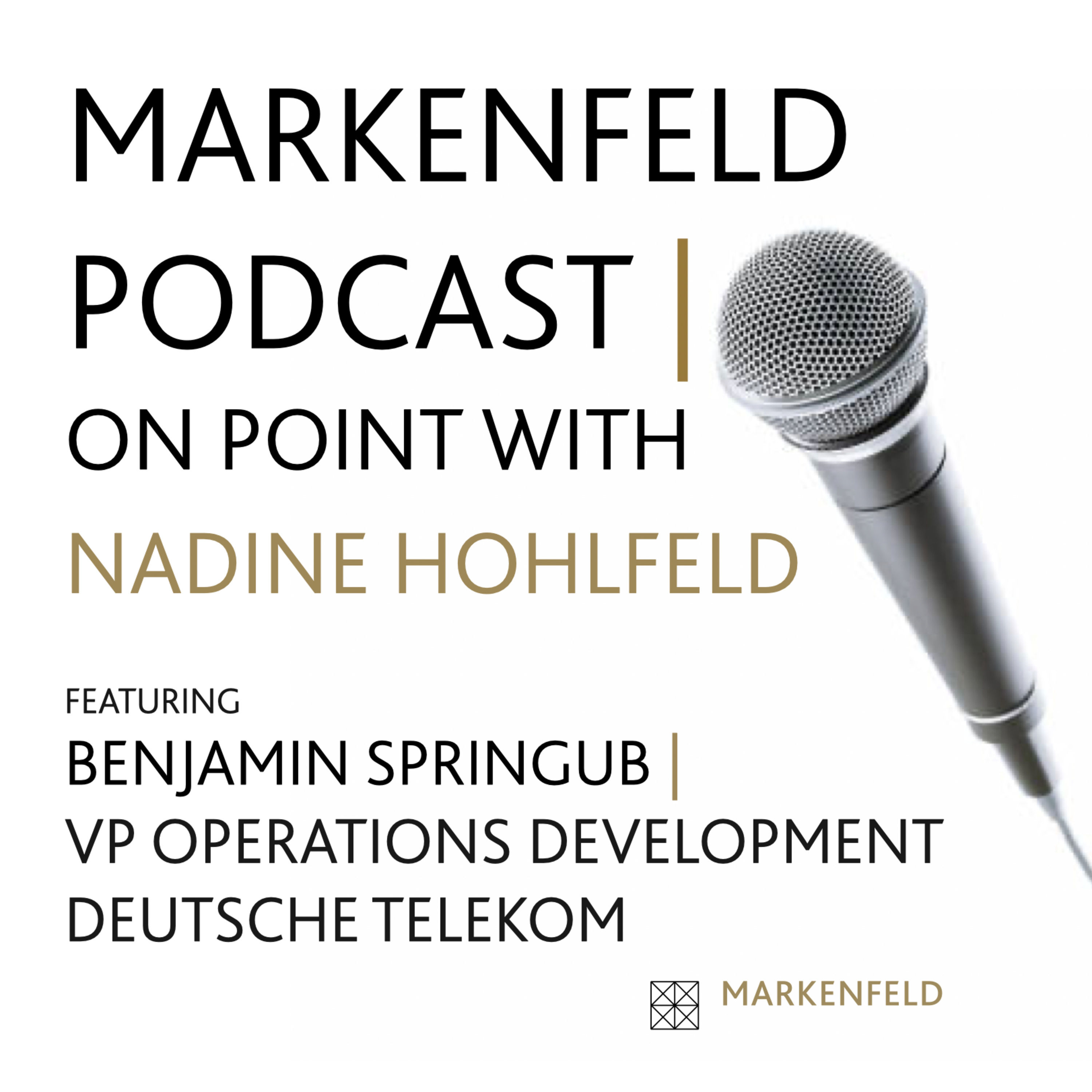 ON POINT with BENJAMIN SPRINGUB (VP OPERATIONS DEVELOPMENT DEUTSCHE TELEKOM)