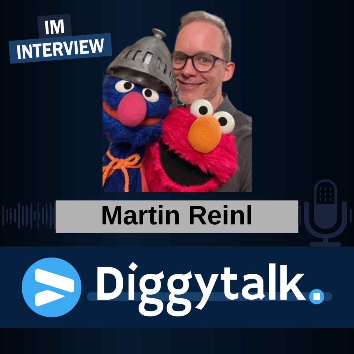 Martin Reinl: Puppenspieler und Sprecher – Zirkuspferd Horst-Pferdinand, Wiwaldi | Diggytalk #105