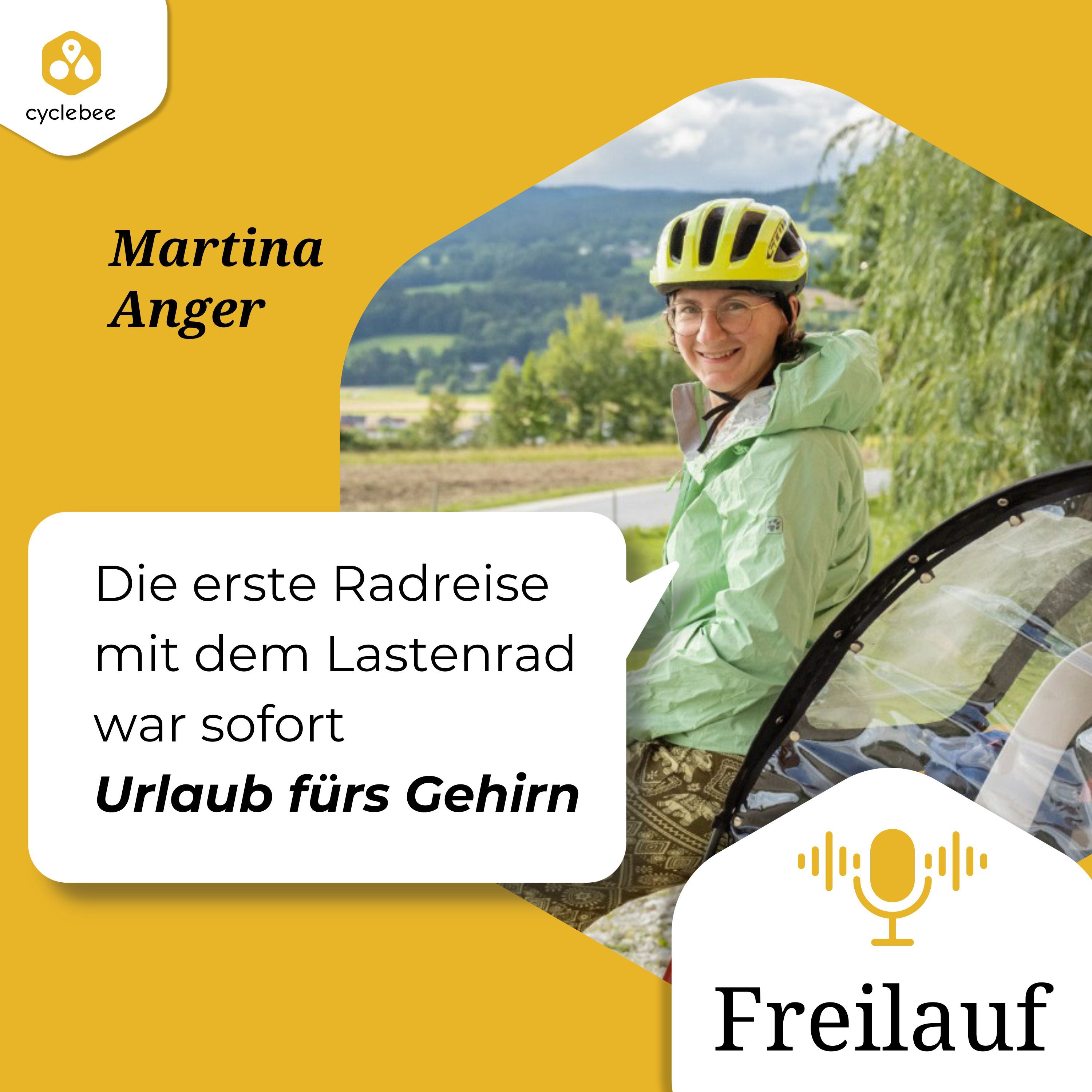 Martina Anger: Die erste Radreise mit dem Lastenrad war sofort "Urlaub fürs Gehirn"
