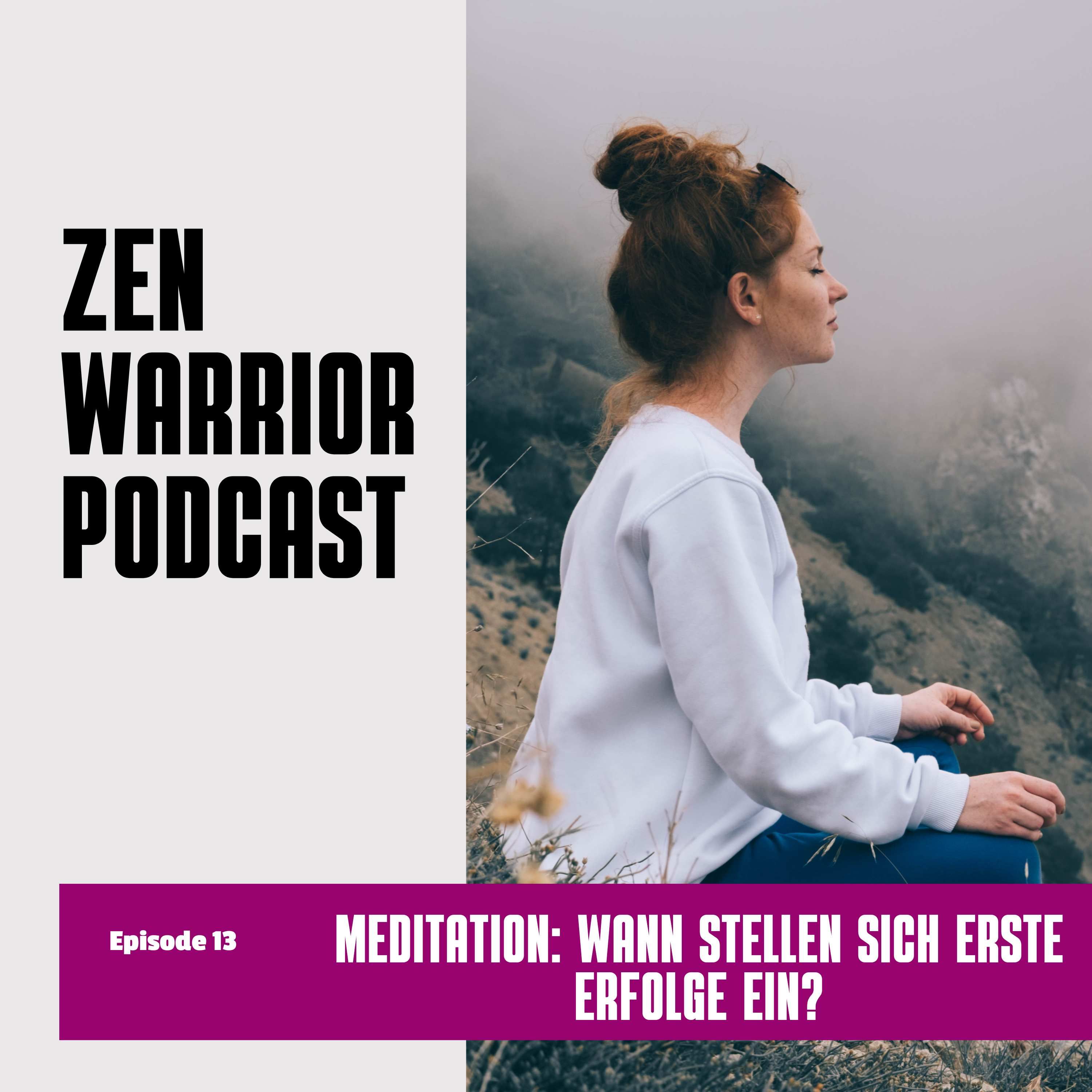 Meditation: wann stellen sich erste Erfolge ein: Zen Warrior Podcast Episode #13