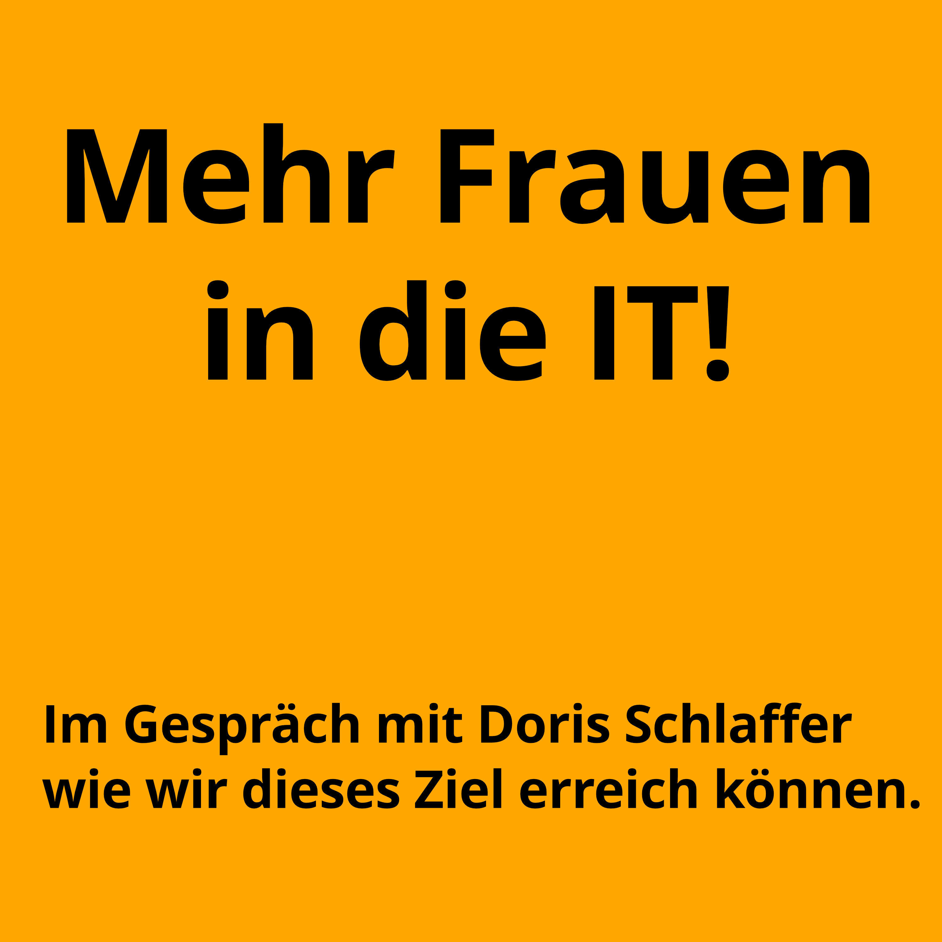 Mehr Frauen in die IT