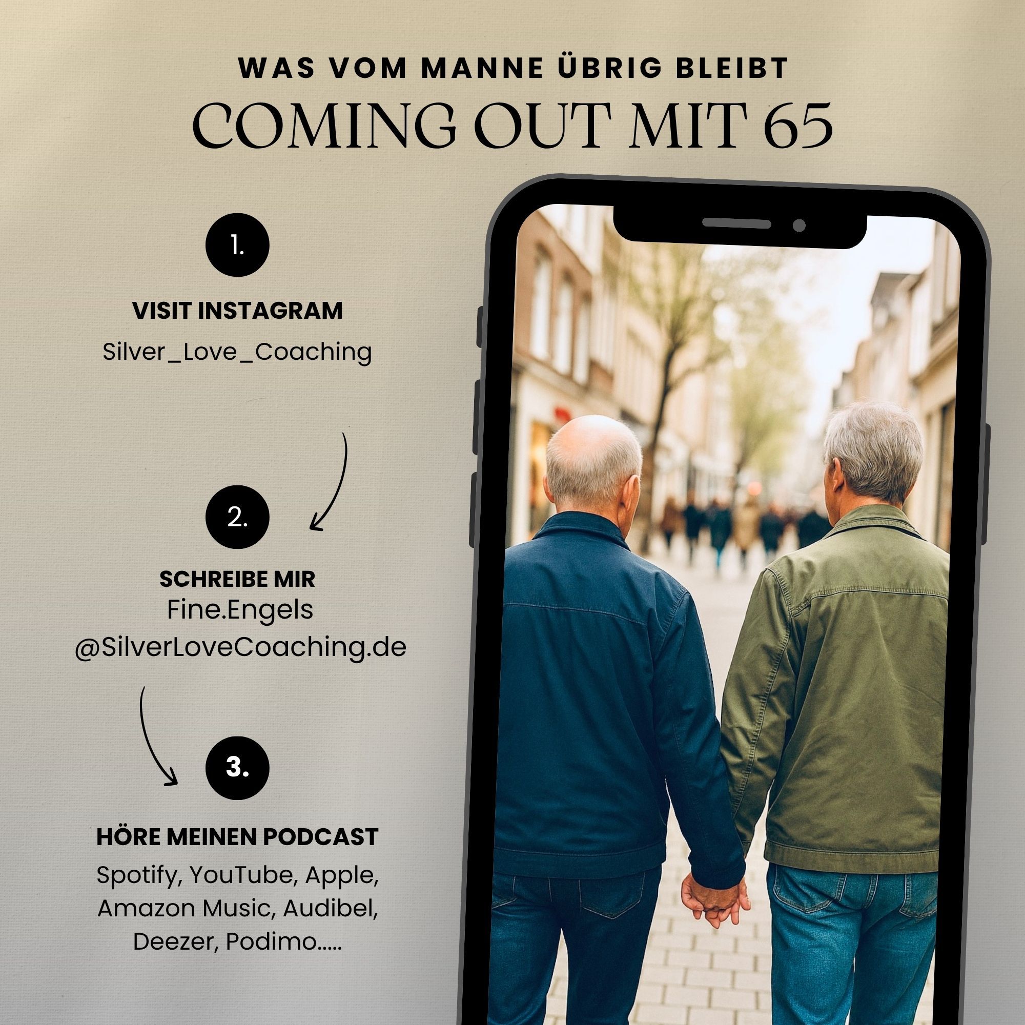 Mein coming out mit 65 - Ich bin schwul und müde es weiter zu verstecken