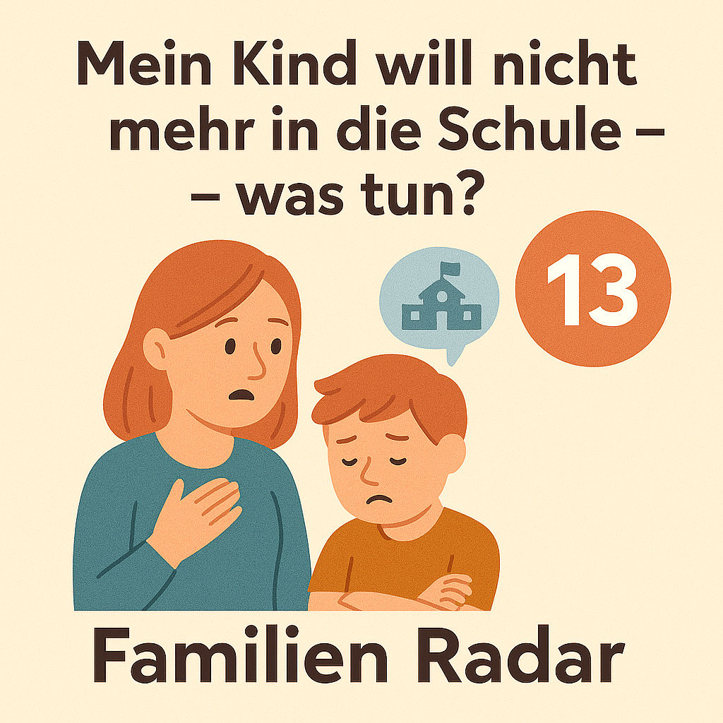 Mein Kind will nicht mehr in die Schule – was tun?