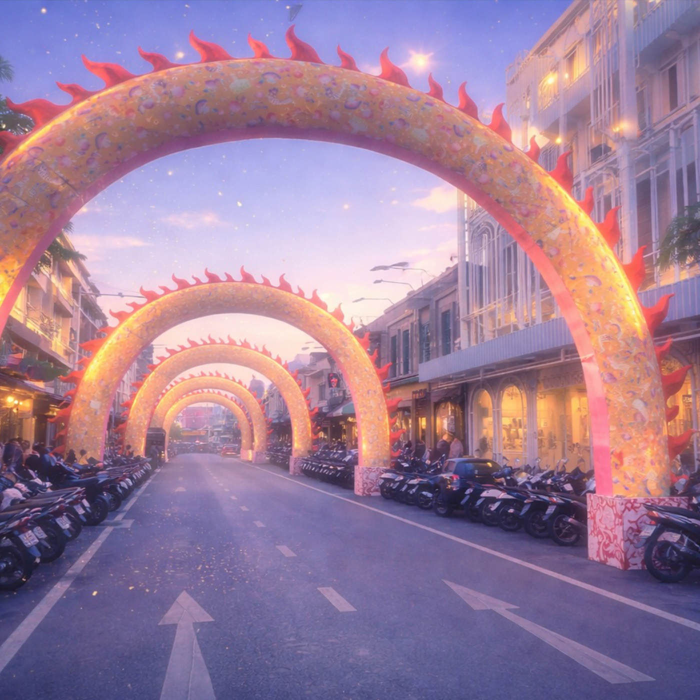 (ohne Musik) Mi, 11.03. Entspannt einschlafen - Die Straße der leuchtenden Tore