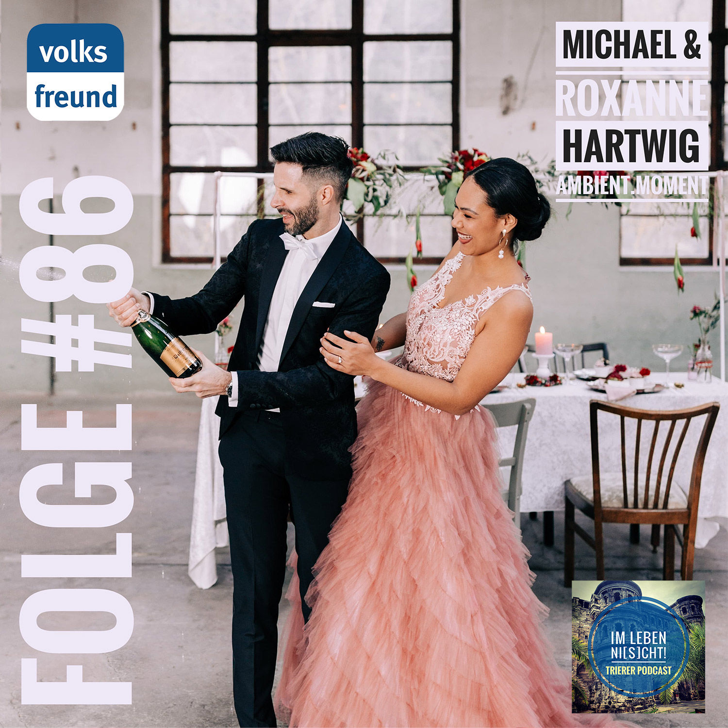 Michael und Roxanne Hartwig: Hochzeitstrends in der Region Trier (ambient moment)