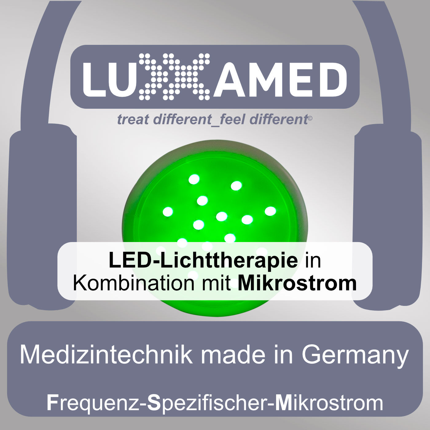Mikrostrom in Kombination mit der LED-Lichttherapie