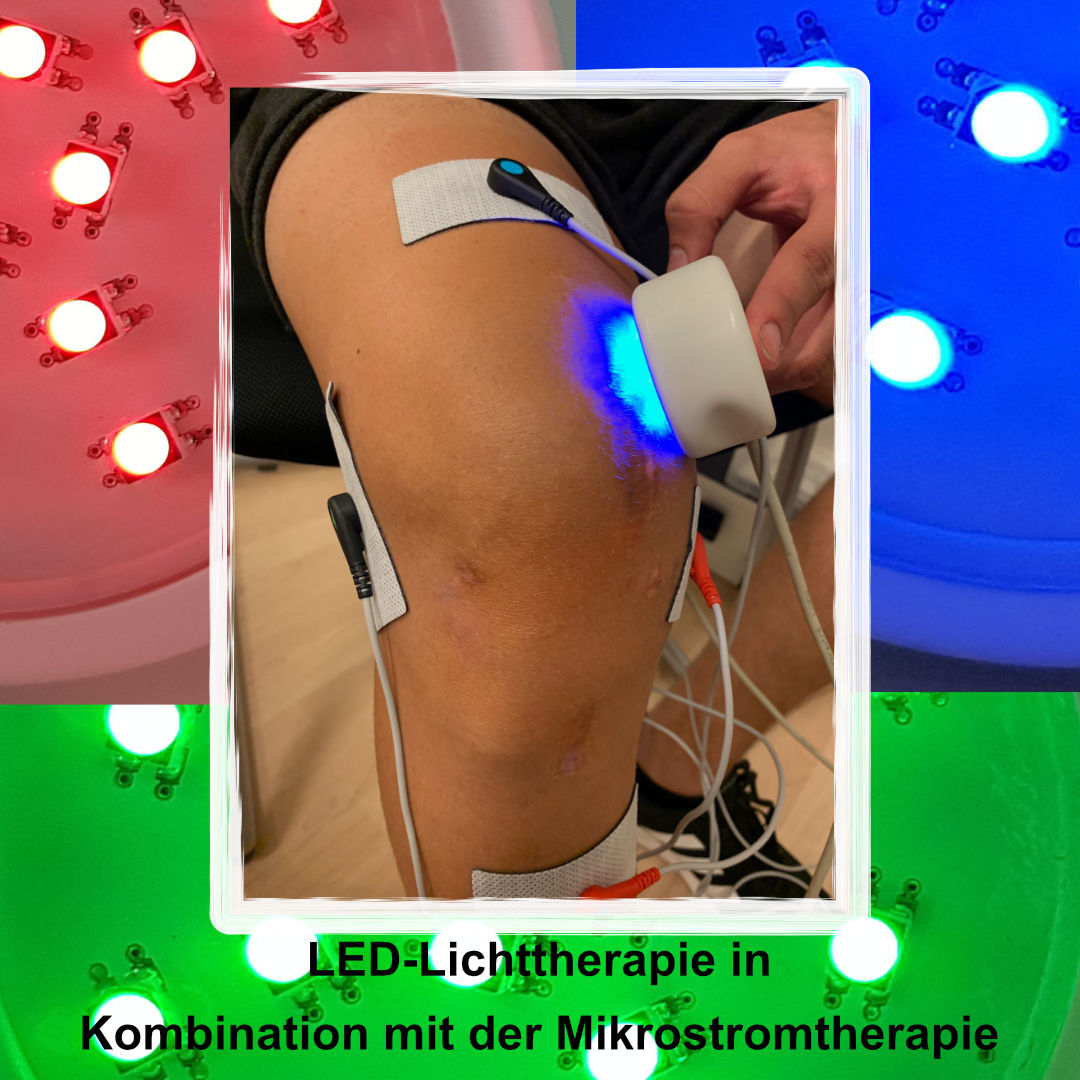 Mikrostrom- und LED-Lichttherapie (Photobiomodulation) in der Kombination