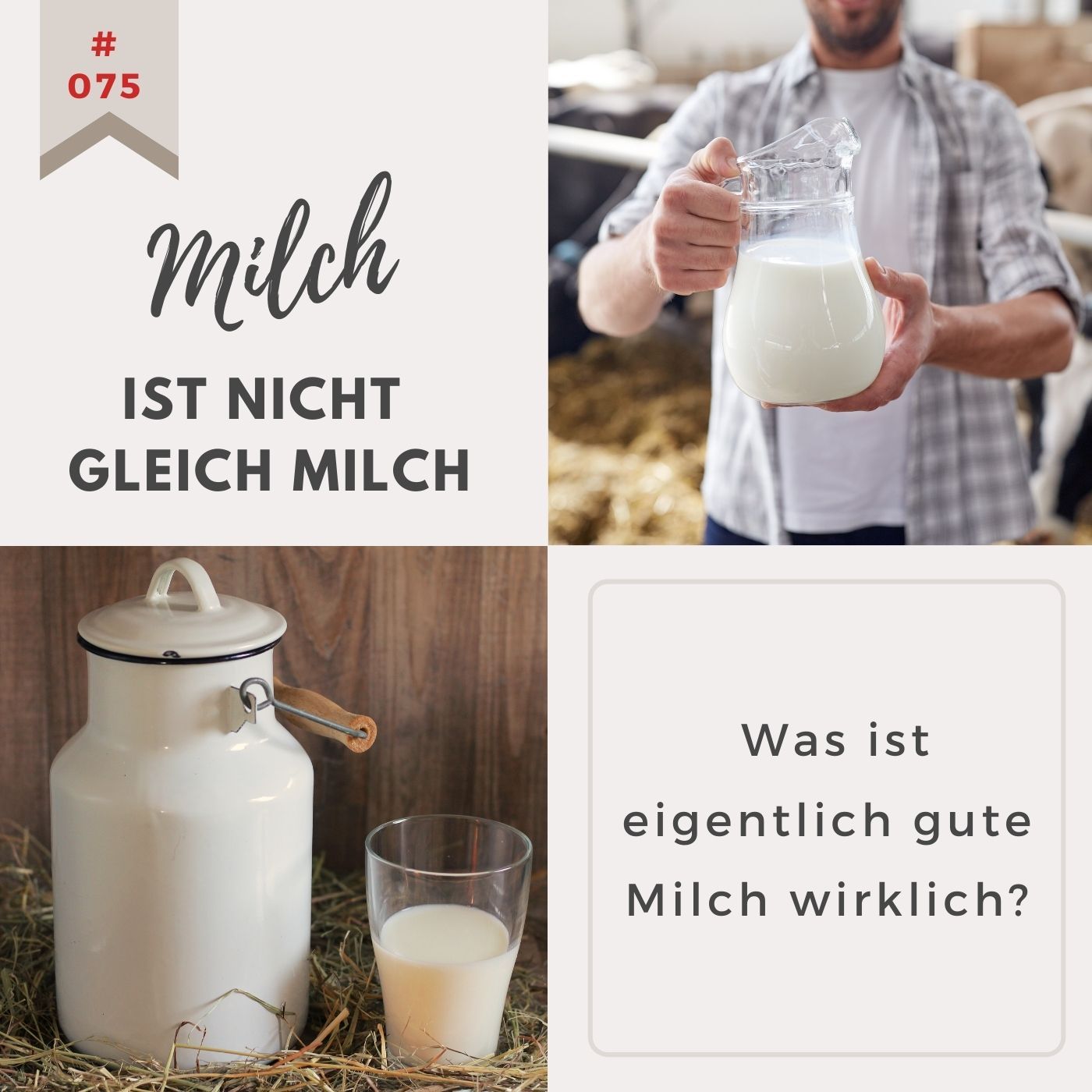 Milch ist nicht gleich Milch: was ist eigentlich gute Milch wirklich?