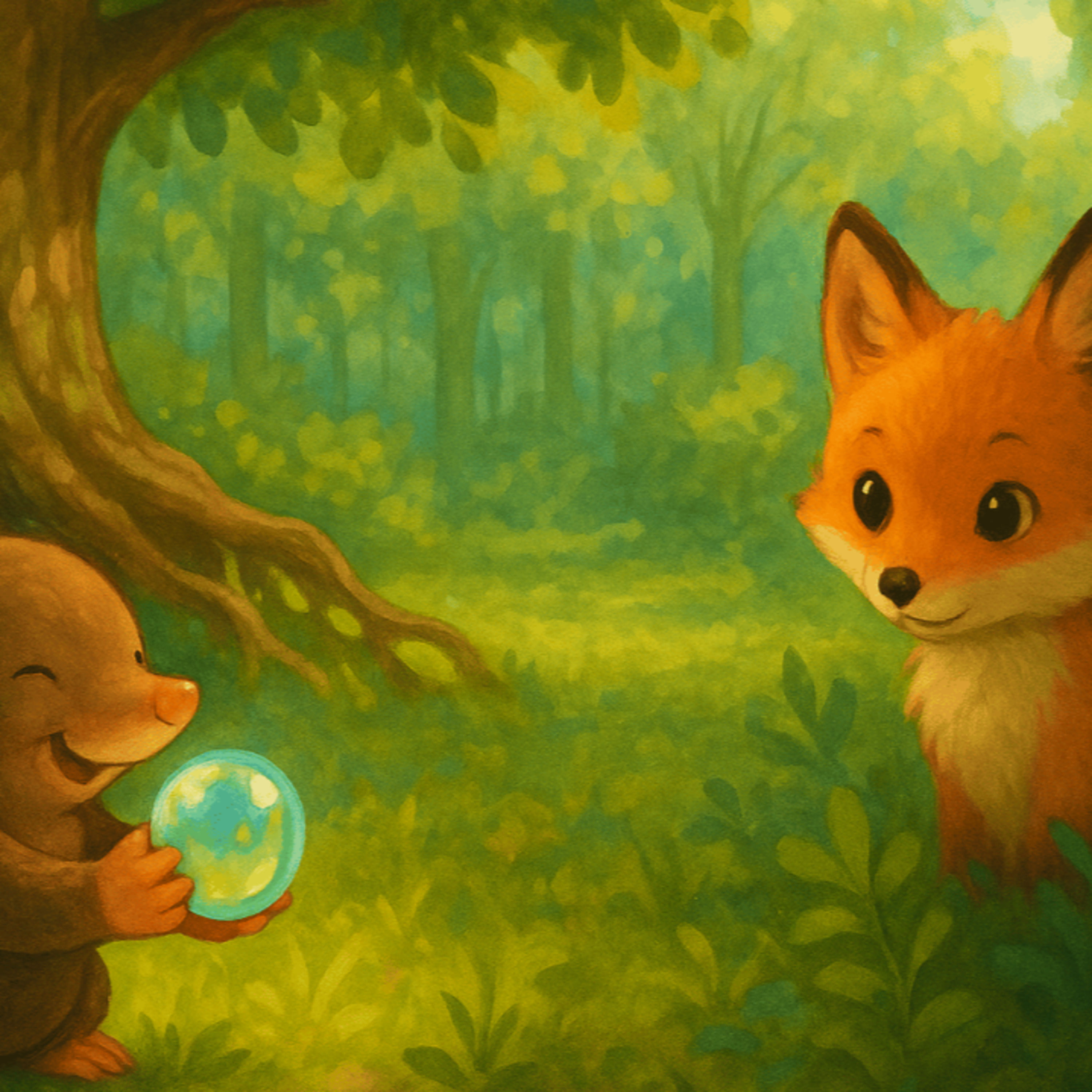 Mio, der mutige Maulwurf auf Schatzsuche | „Gute Nacht“-Geschichte