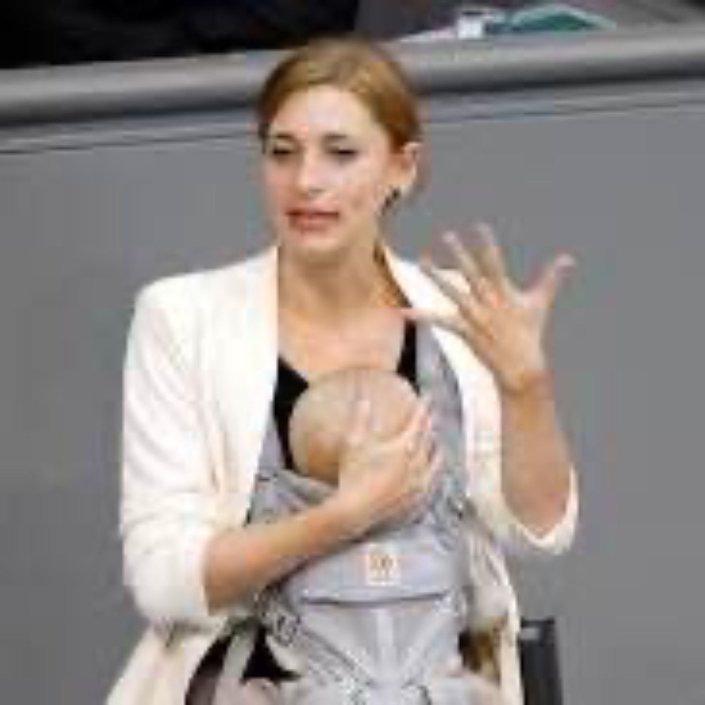 Mit Baby im Bundestag