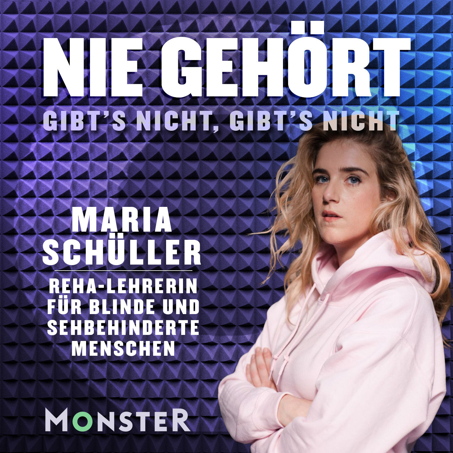 mit Blinden-Lehrerin Maria Schüller