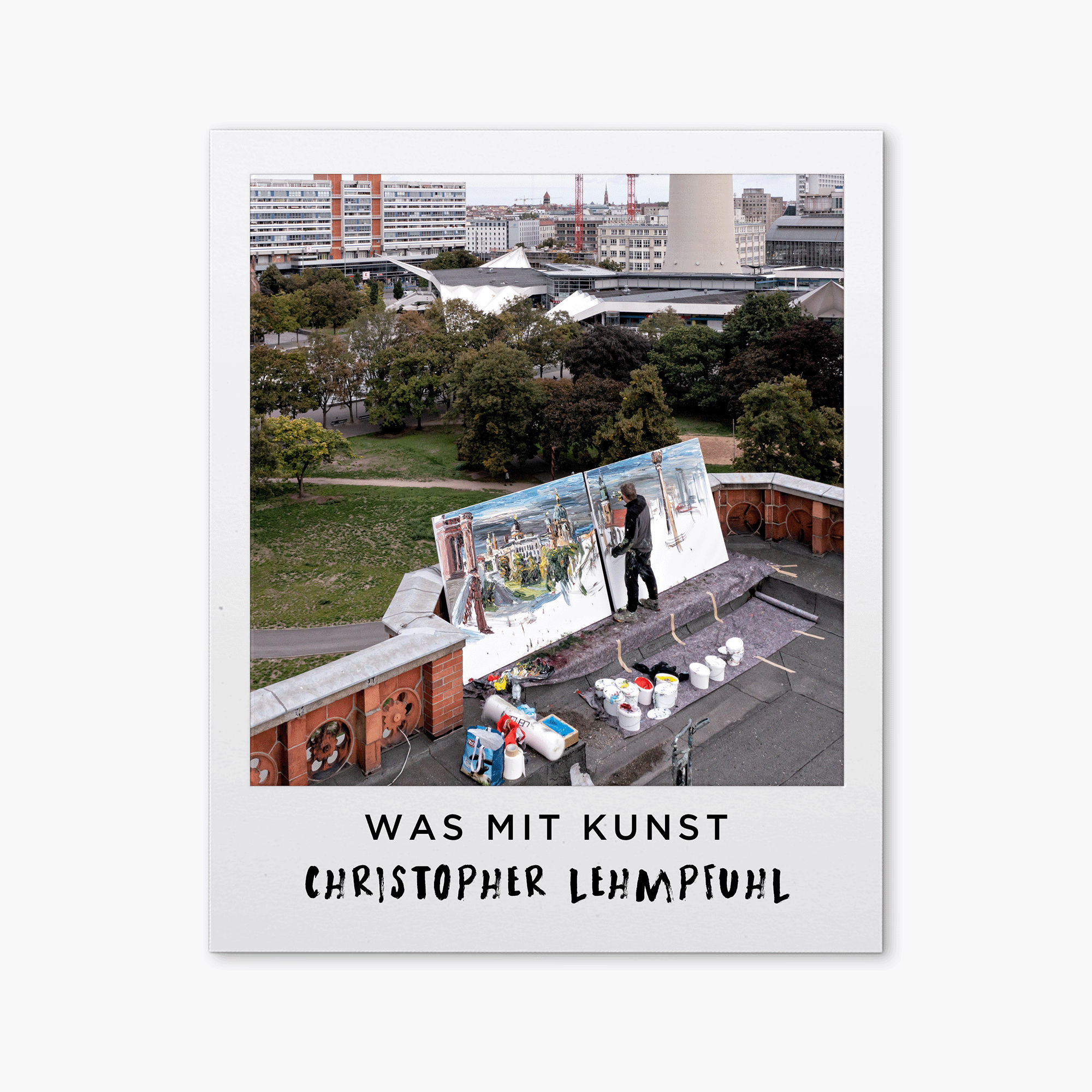 ... mit Christopher Lehmpfuhl in seinem mobilen Atelier über die Freiheit des Pleinair