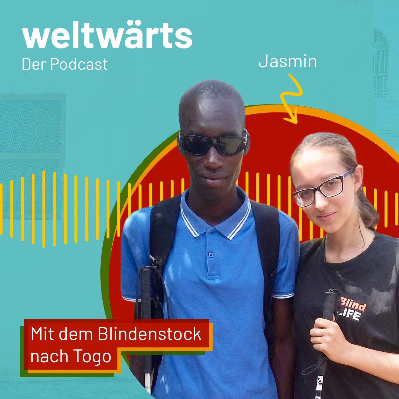 Mit dem Blindenstock nach Togo