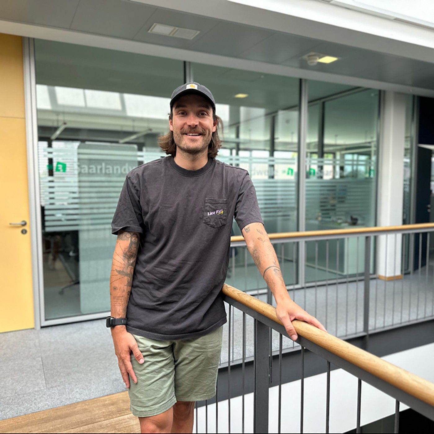 mit dem ehemaligen Radprofi Rick Zabel