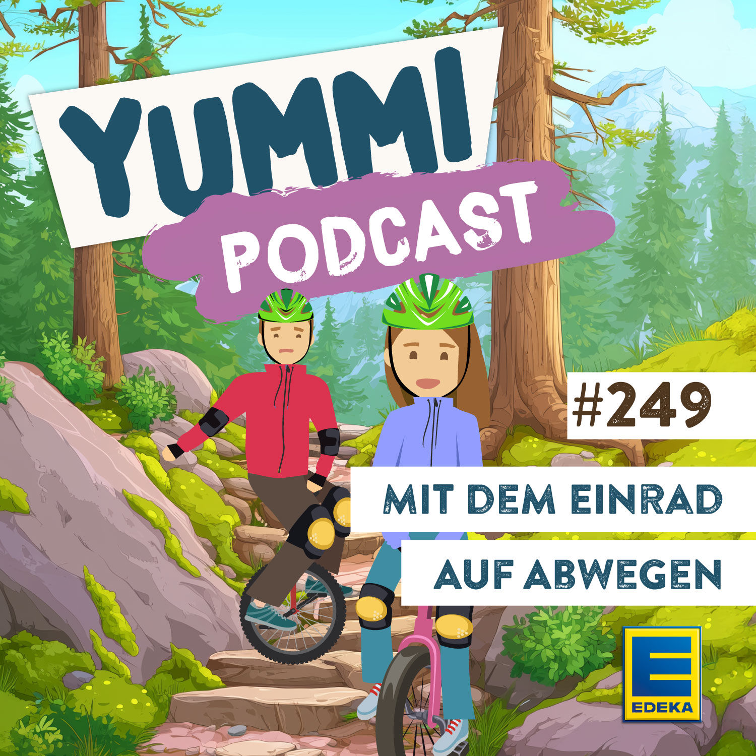 Mit dem Einrad auf Abwegen
