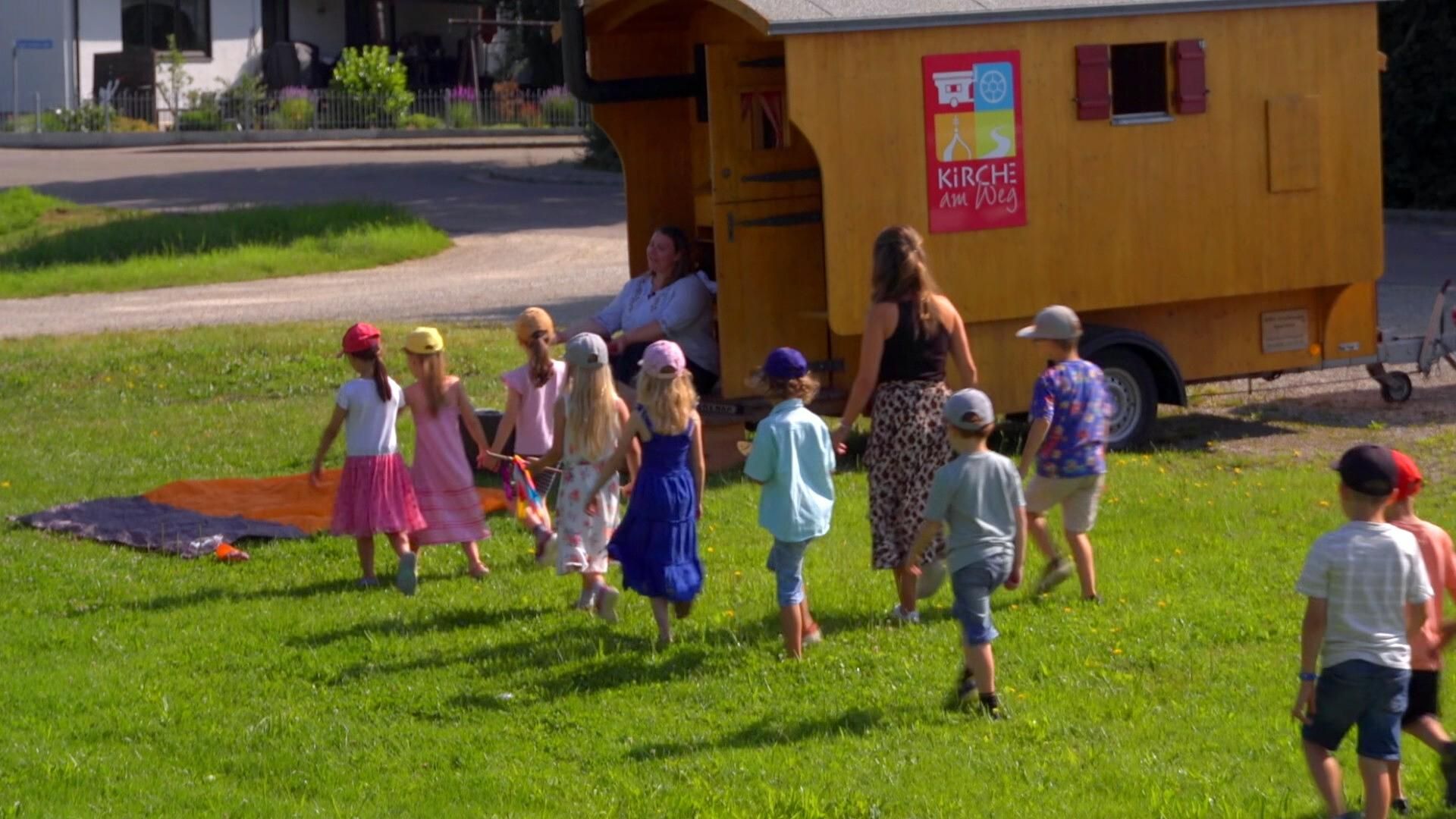 Mit dem Schäferwagen in himmlischer Mission: Agnes Dachs im Sonntagstalk