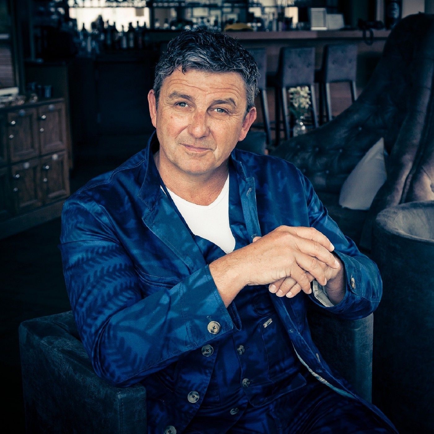 Mit dem Schauspieler Hans Sigl